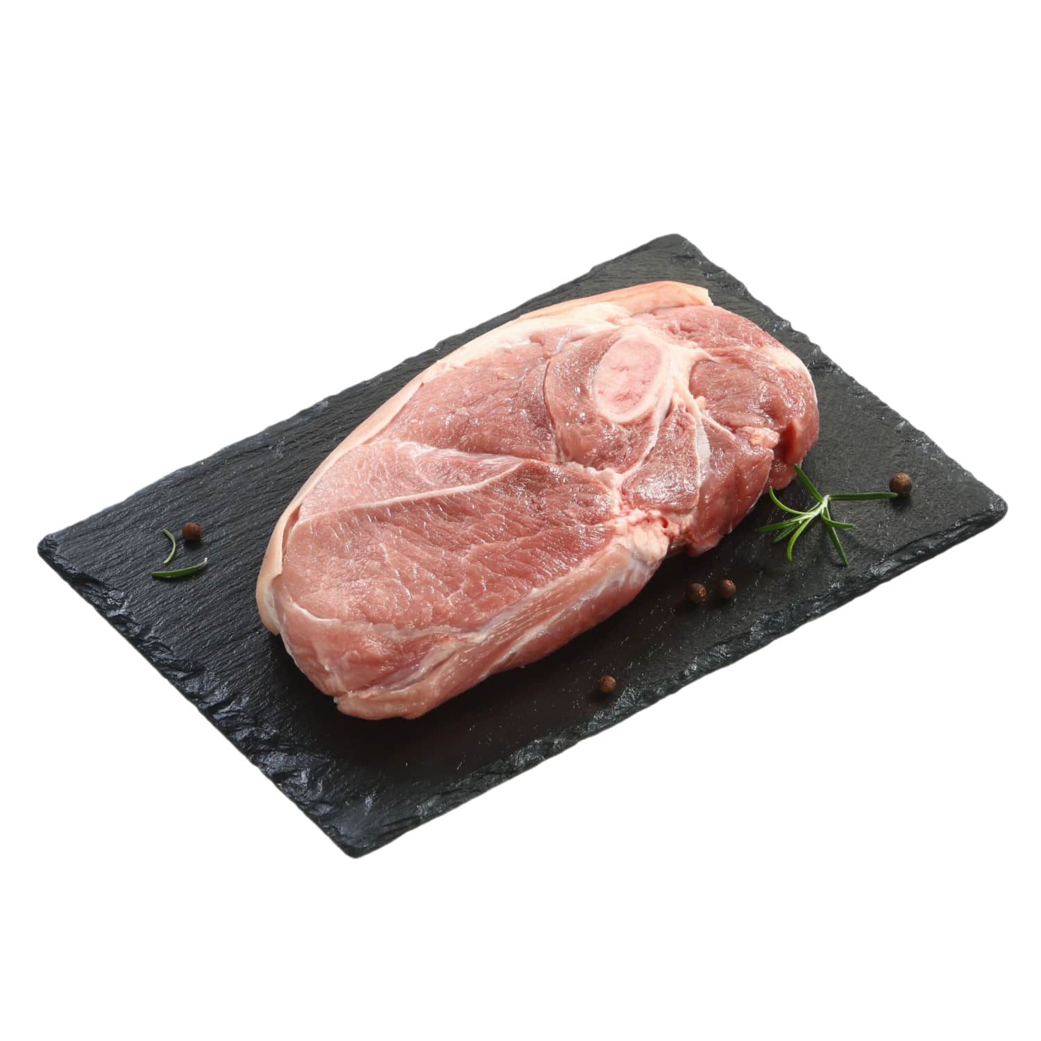 Atš. kiaulienos mentė su kaulu, su oda, 1 kg
