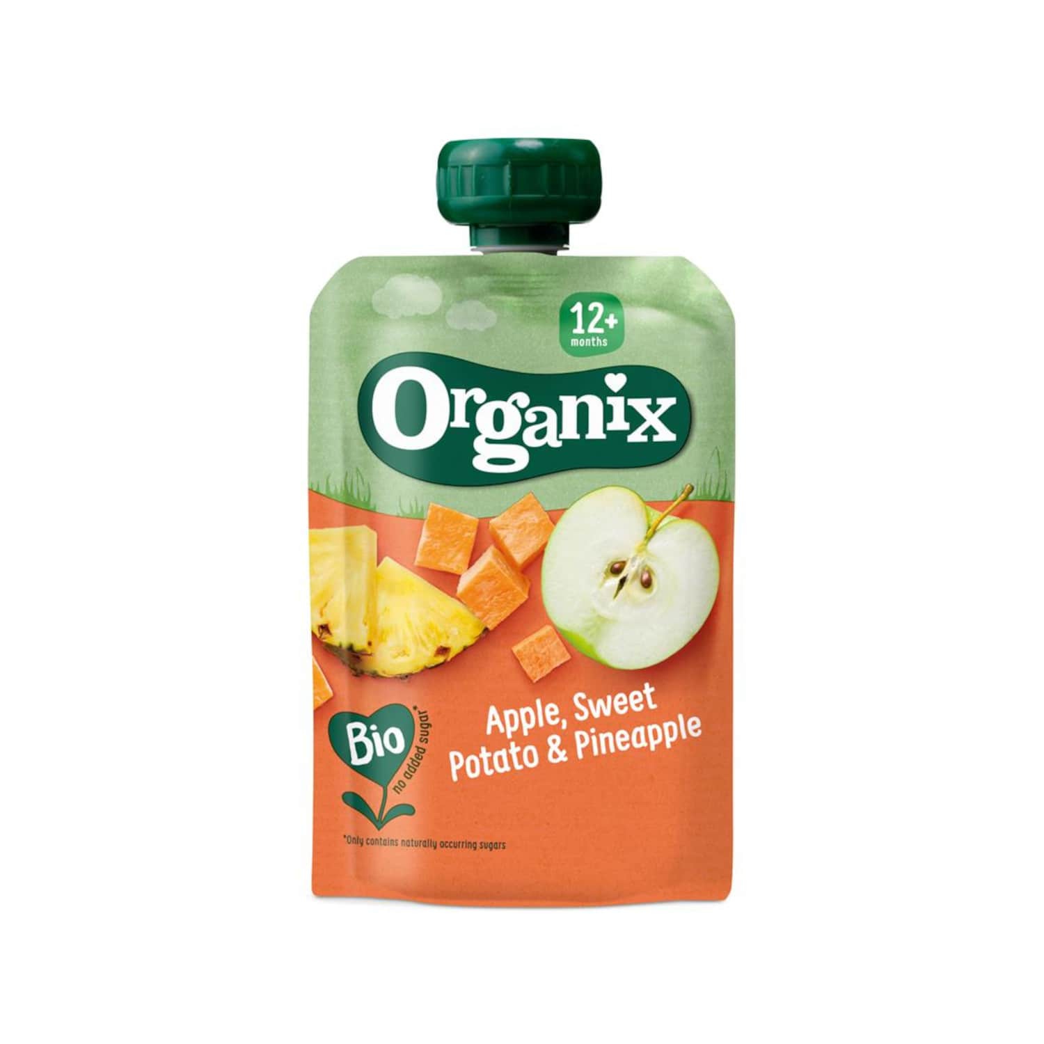 Экол. пюре ORGANIX с яблоком, картошкой, ананасом 100 г