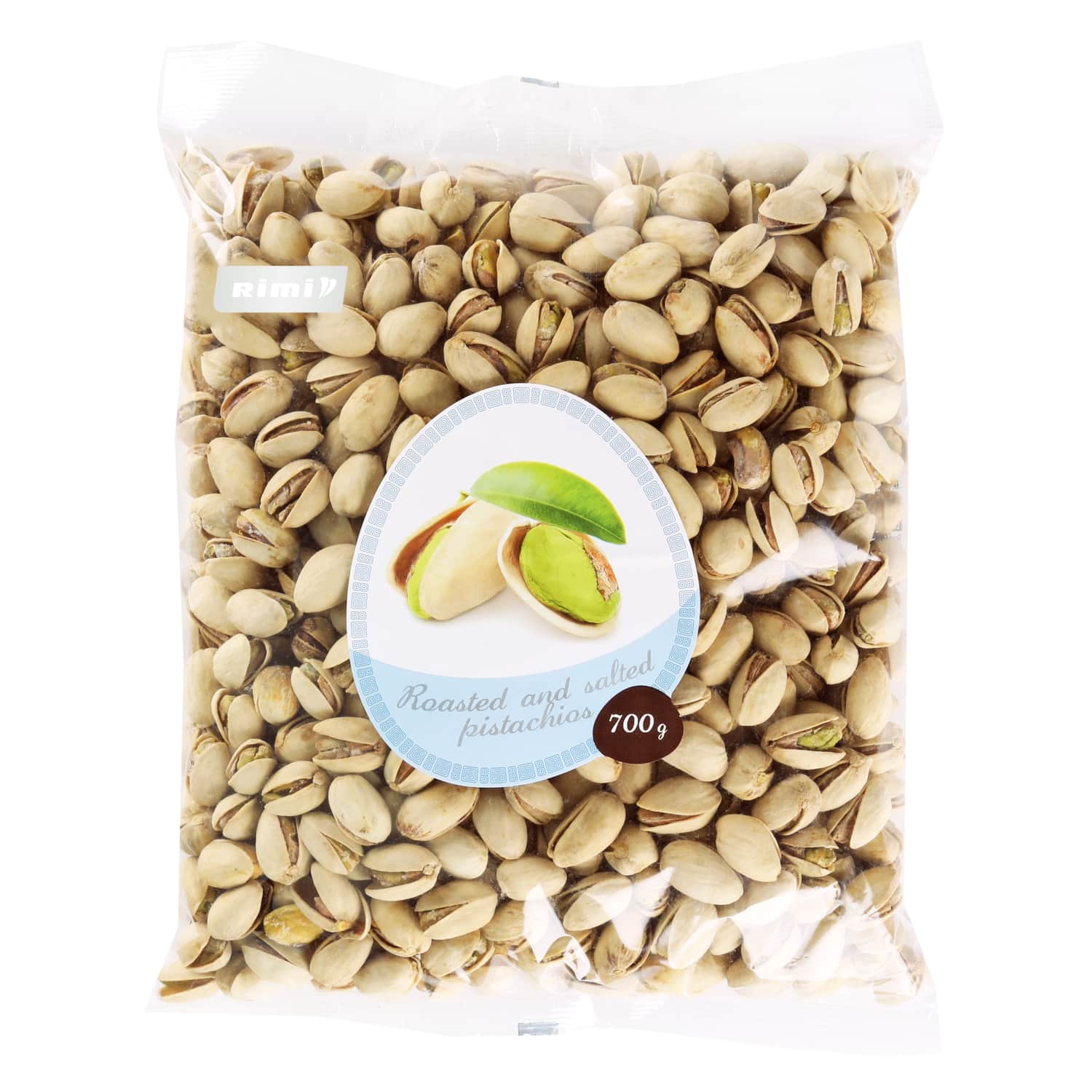 Roasted and salted pistachios RIMI, 700 g