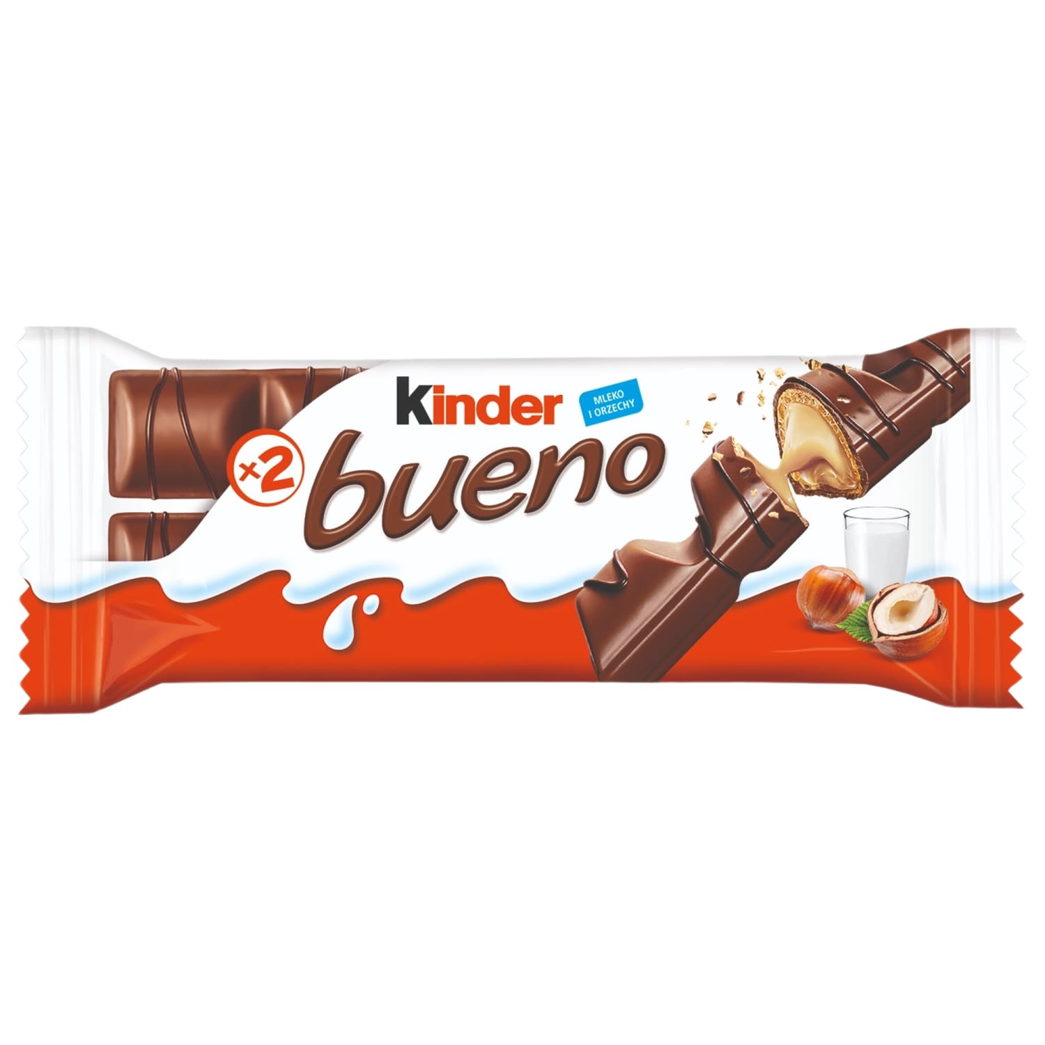 Vaflinis batonėlis KINDER BUENO, 43g