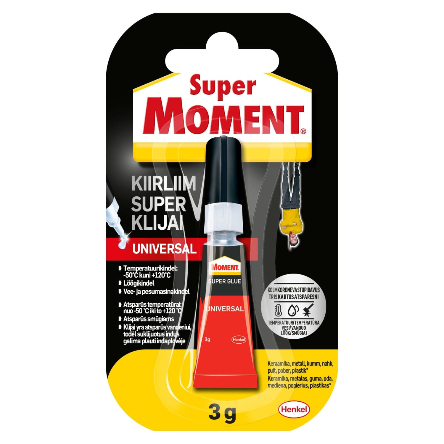Клей SUPER MOMENT, 3г