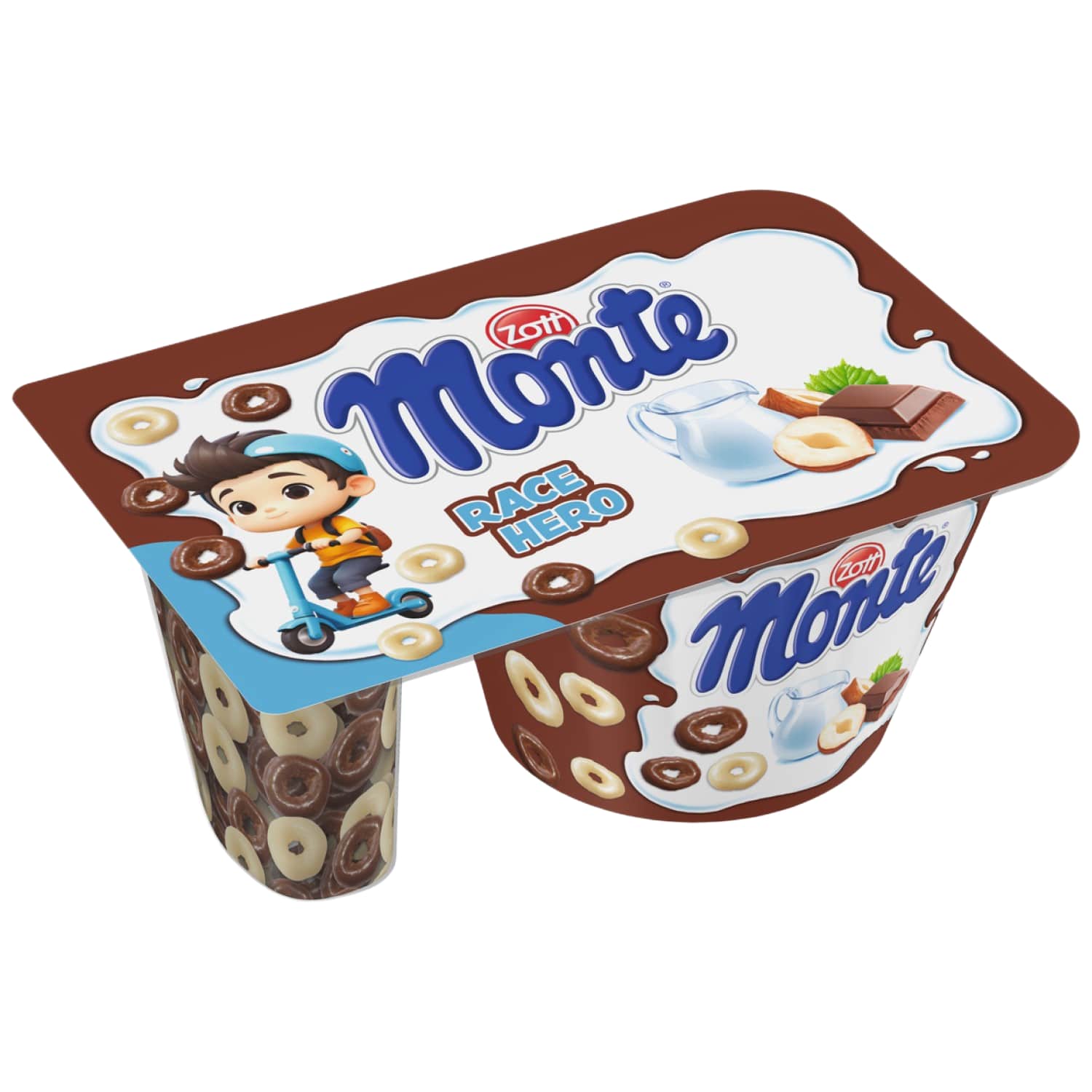 Dessert with cereal bars ZOTT MONTE, 125 g
