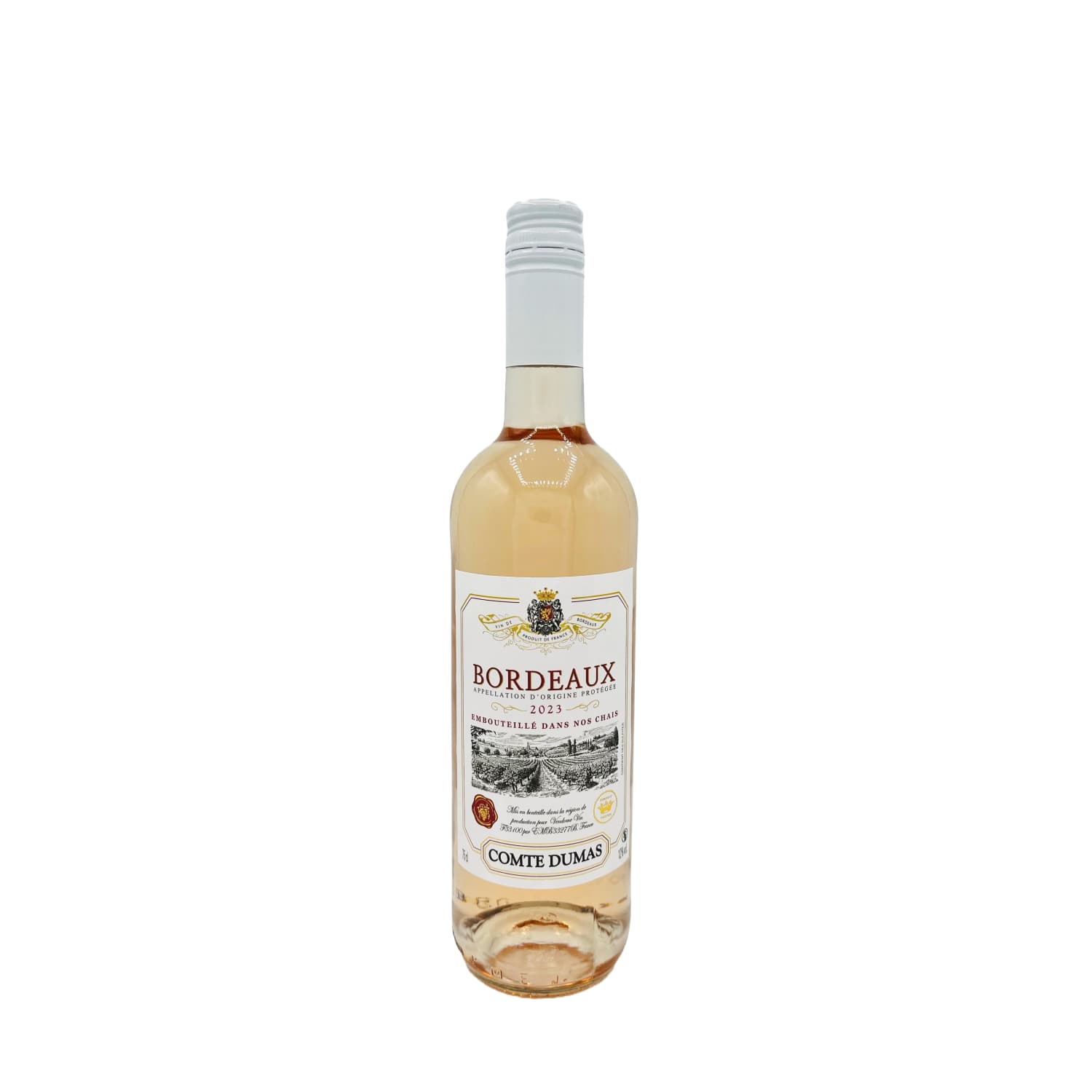Rož.saus.v. COMTE DUMAS BORDEAUX, 12%, 0,75 l