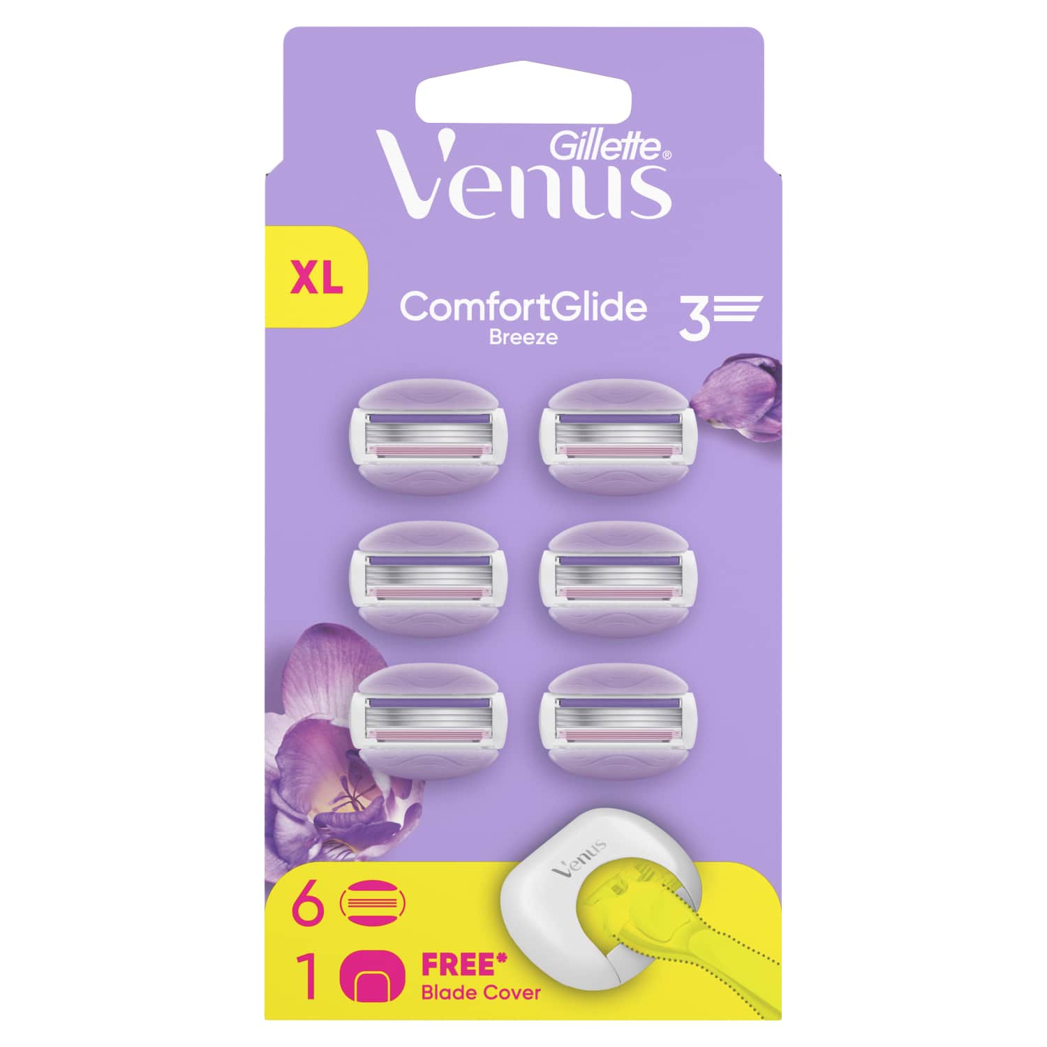 Sk. galvutės VENUS BREEZE + dangtelis, 6 vnt