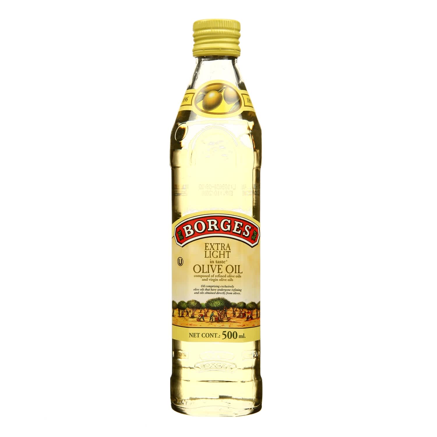 Alyvuogių aliejus BORGES EXTRA LIGHT, 0,5l