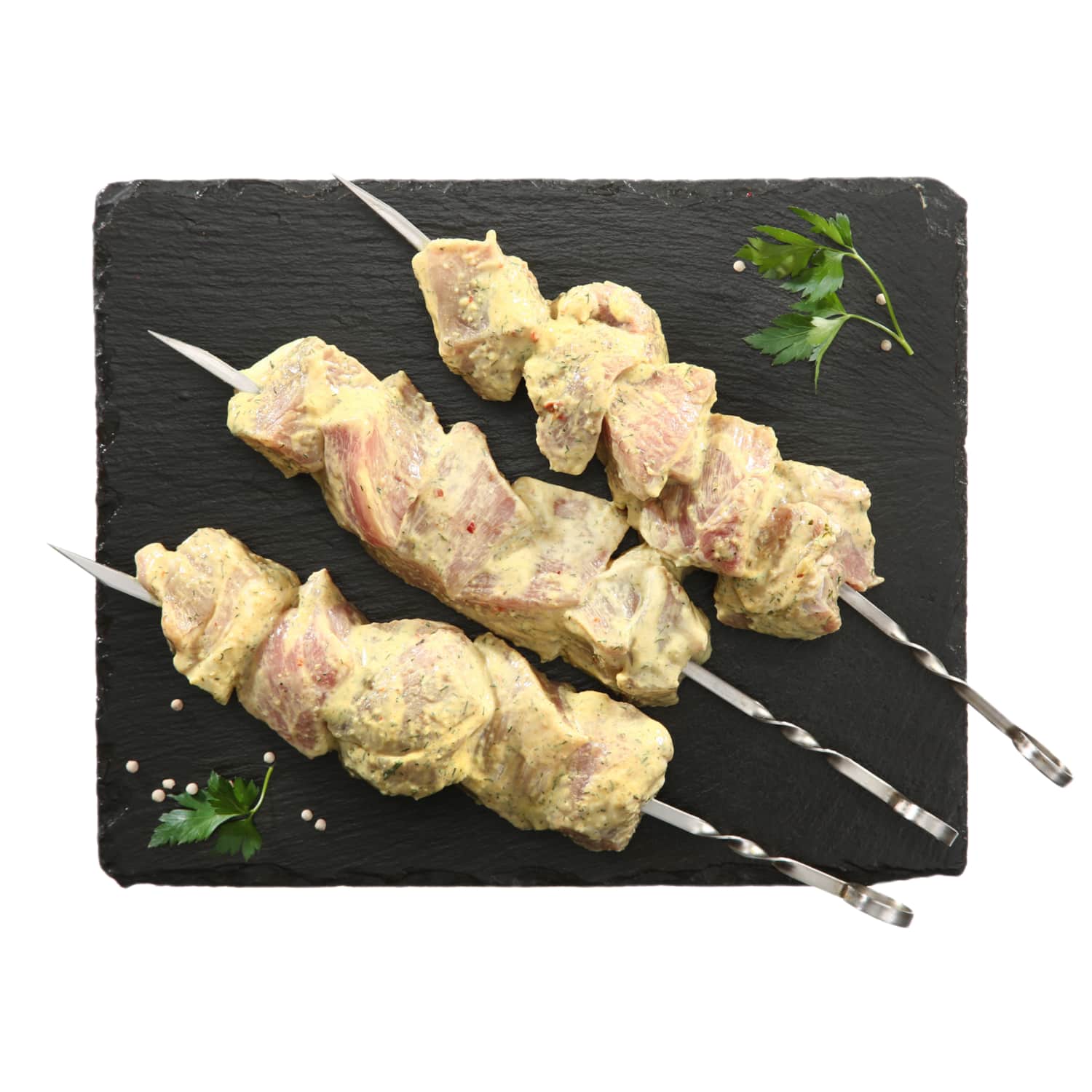 Marin. pork ham shashlik with kefir, 1 kg