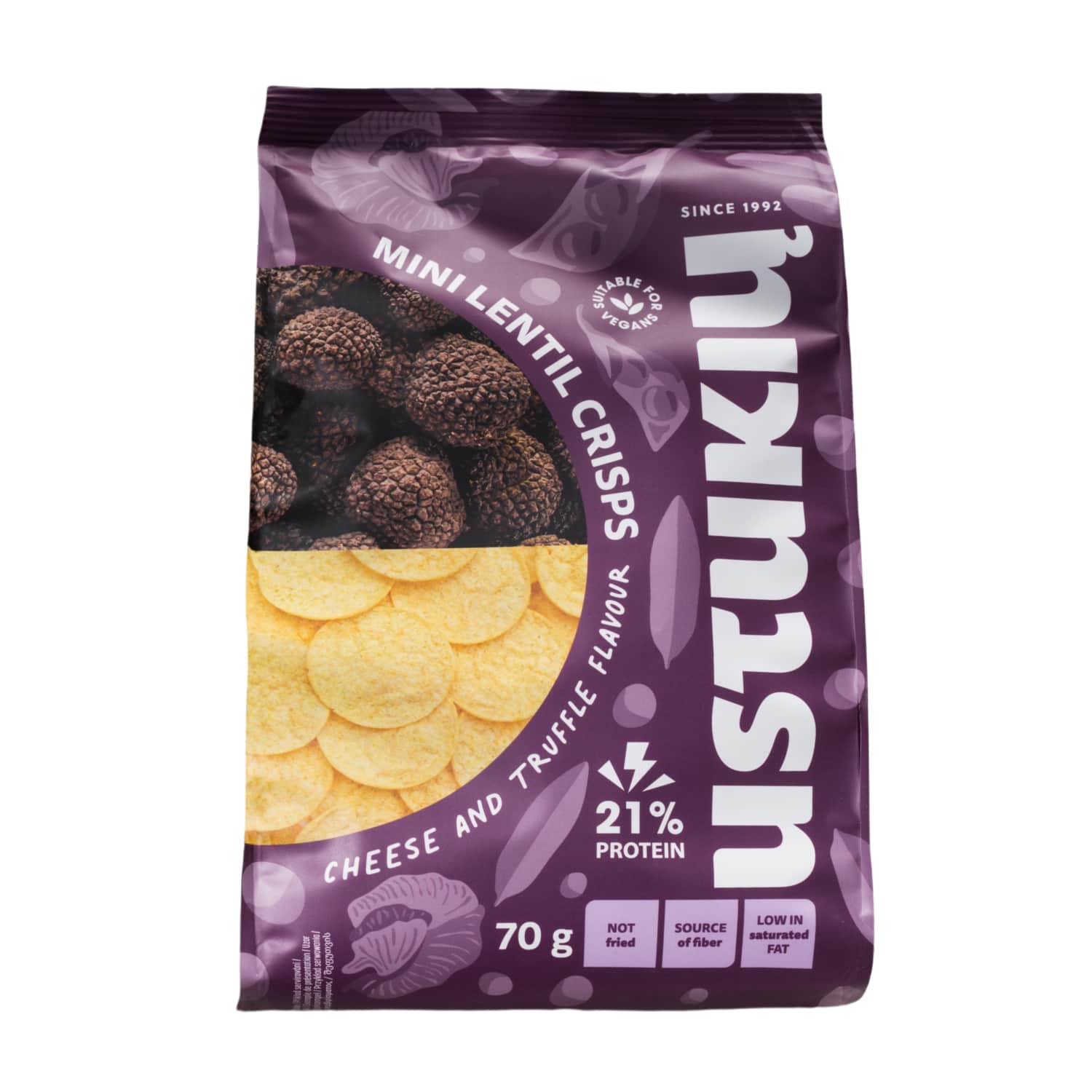 Sūrio ir triufelių sk. lęšių trapučiai, 70g