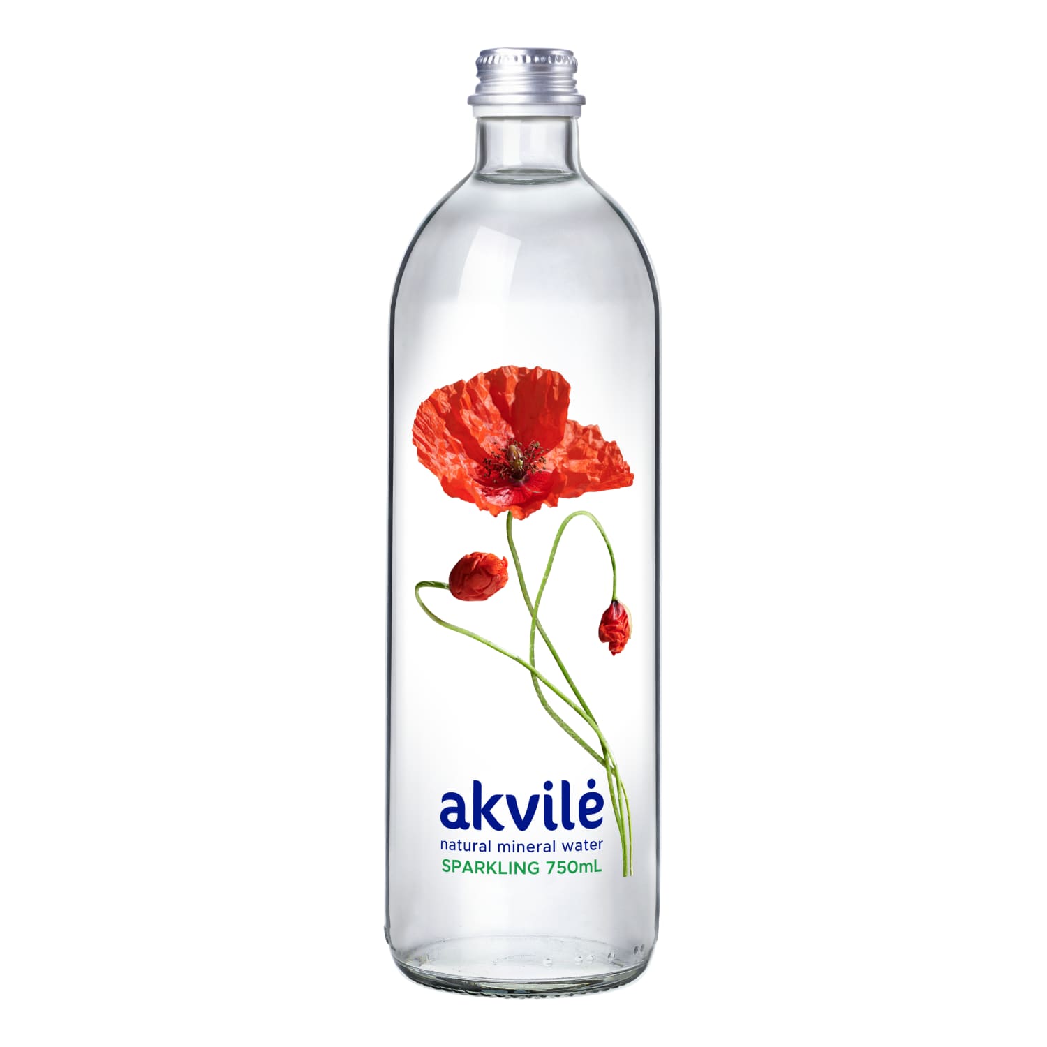 Lengv.gaz.nat.mineral. vanduo AKVILĖ, 750ml