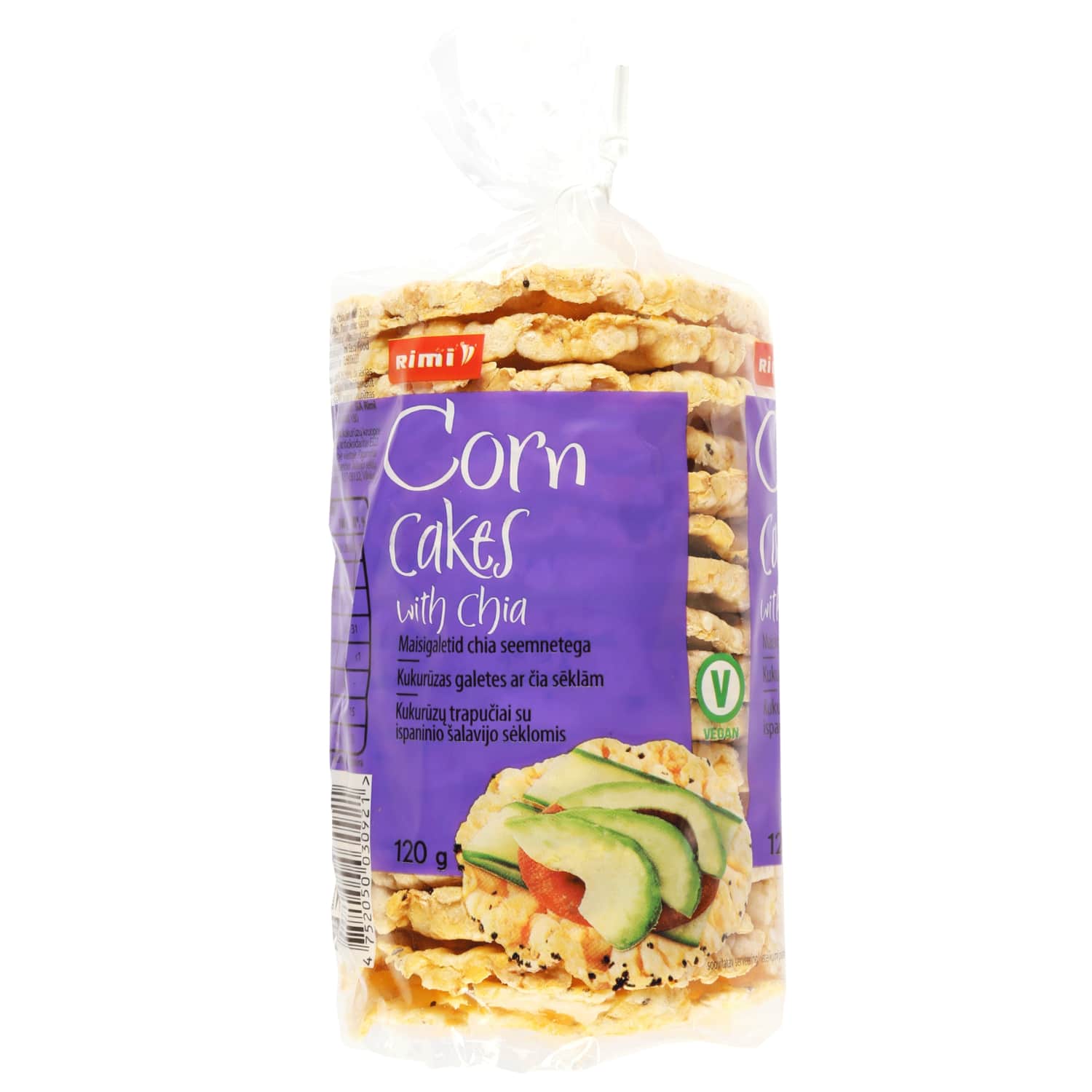 Corn cakes with Spanish sunflower seeds RIMI, 120 g
