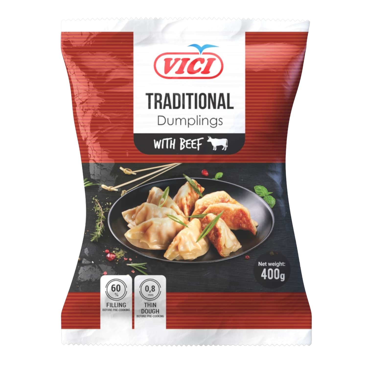 Пельмени с говядиной VIČI TRADITIONAL, 400 г