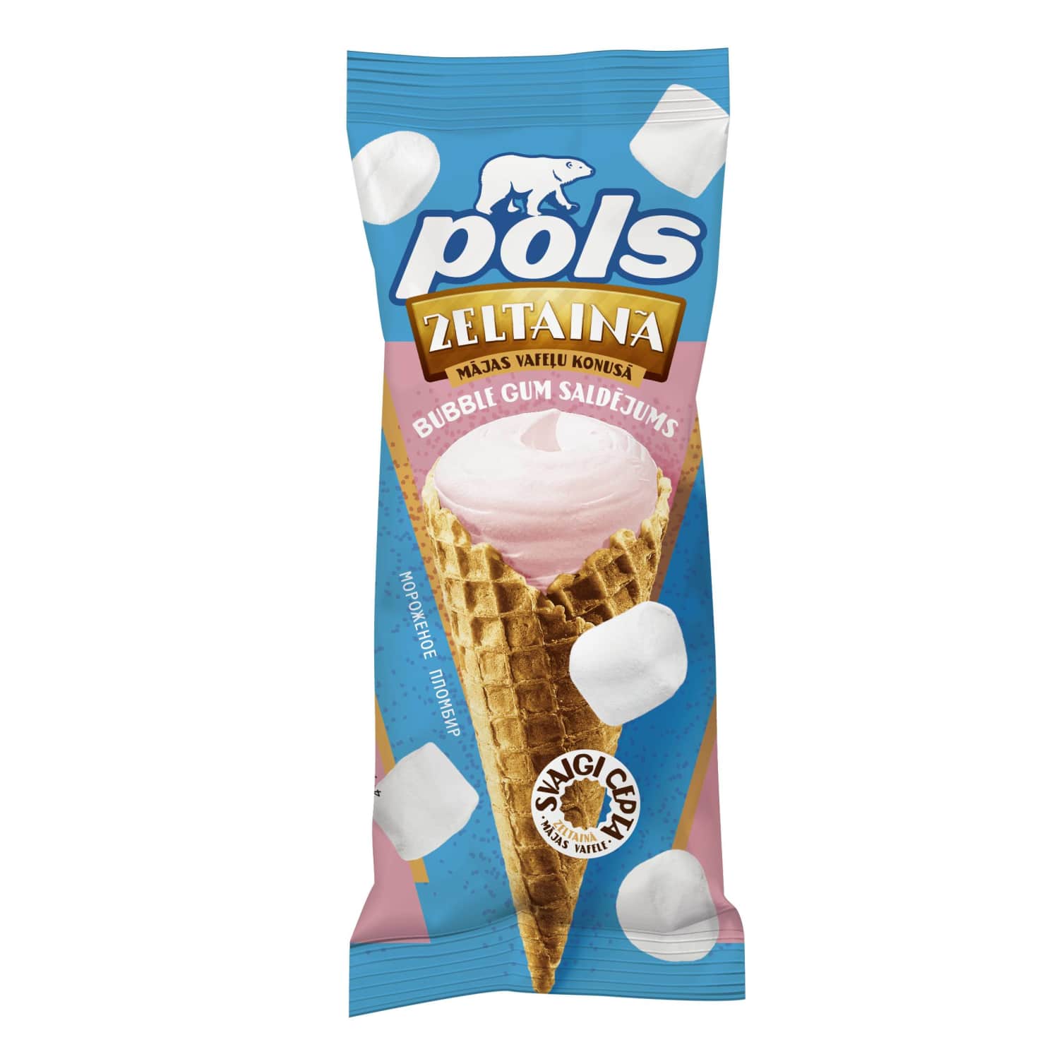 Kramt. gum. sk. ledai vafl. kūg., POLS, 200ml