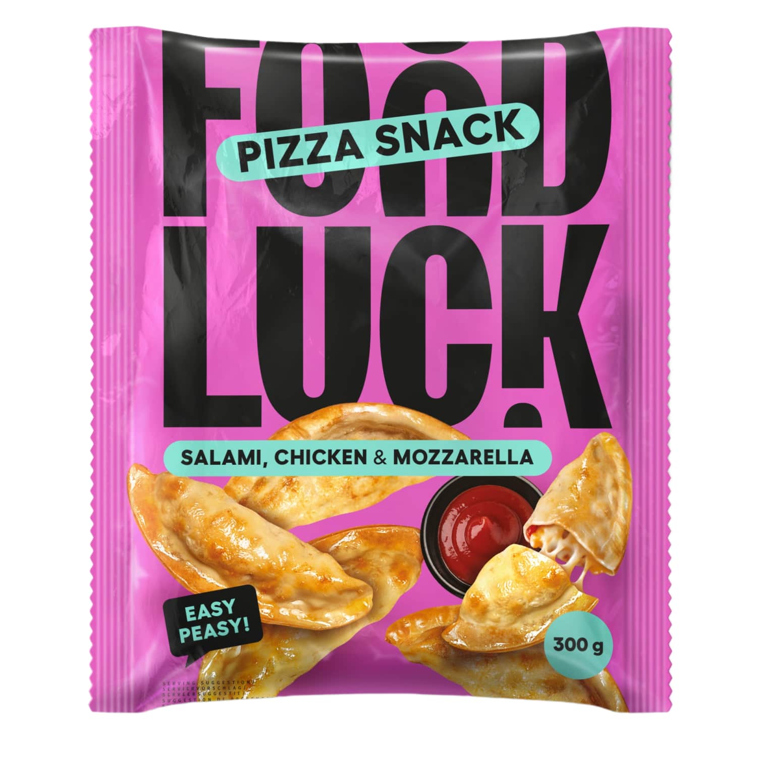 Закуска пицца с курицей FOOD LUCK, 300 г