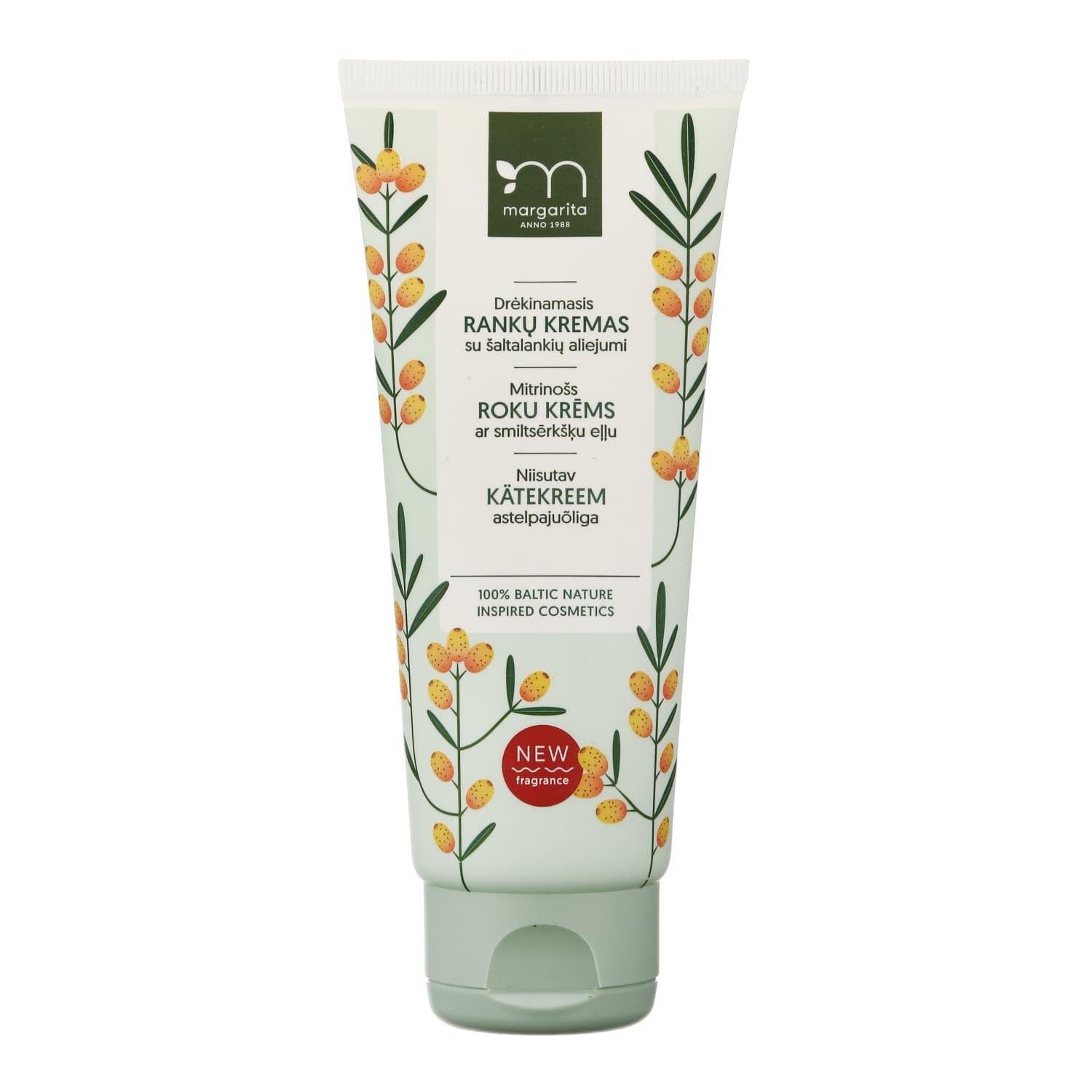 Hand cream with sea buckthorn MARGARITA, 75 ml