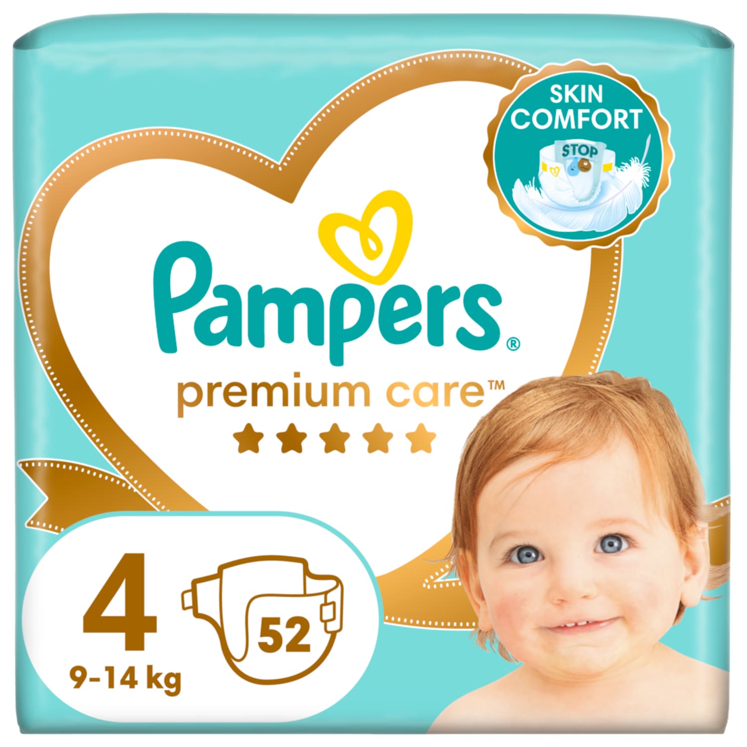 Sauskeln.PAMPERS PC VP (4) 9-14kg, 52vnt