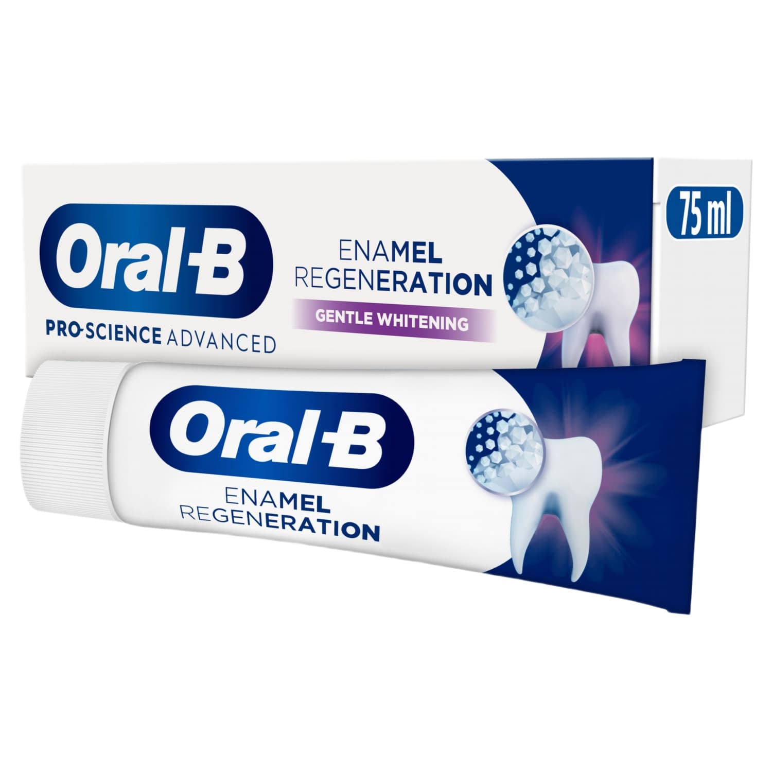Зубная паста ORAL B ЭМАЛЬ НЕЖНОЕ ОТБЕЛИВАНИЕ, 75 мл