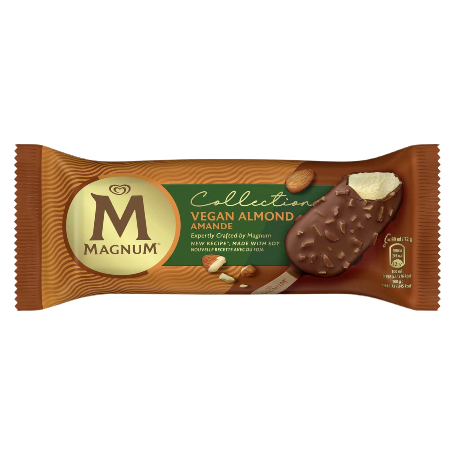 Мороженое MAGNUM ALMOND VEGAN, 90 мл / 72 г