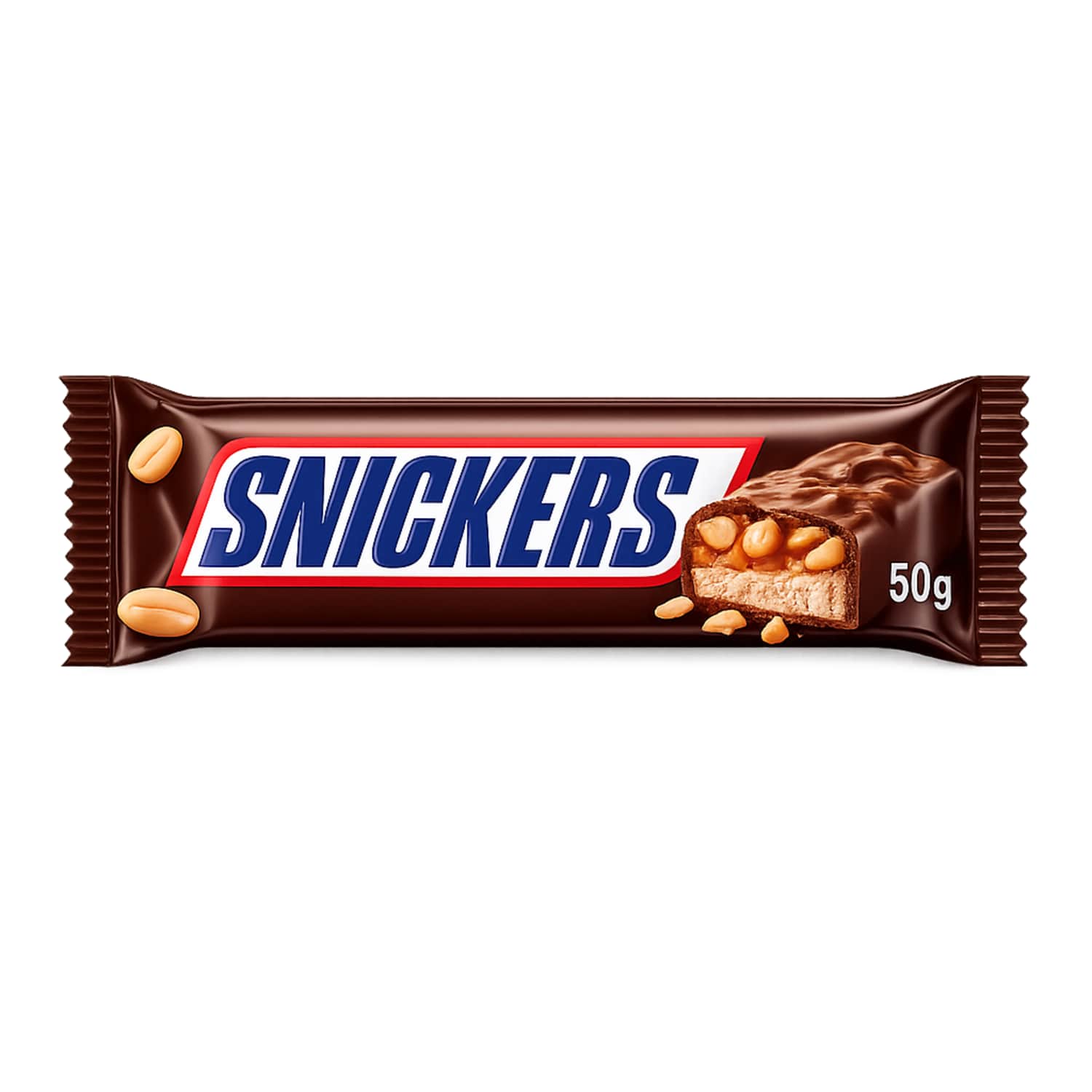 Šokoladinis batonėlis SNICKERS, 50g