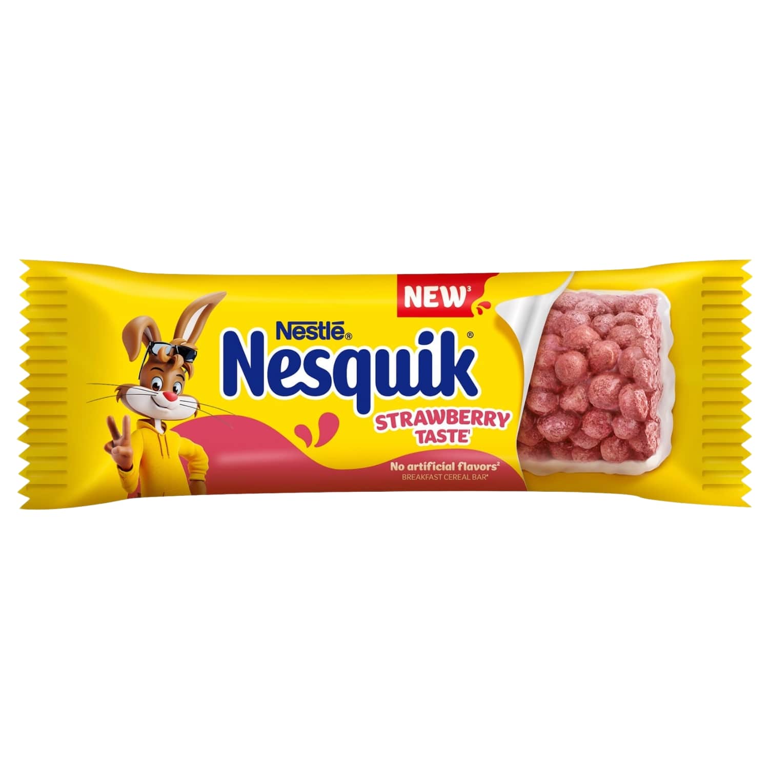 Pusryčių dribsnių bat. NESQUIK STRAW. 23,5 g
