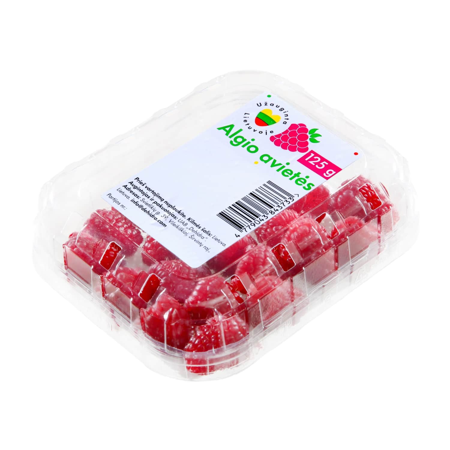 Lietuviškos avietės, 1 kl. 125g