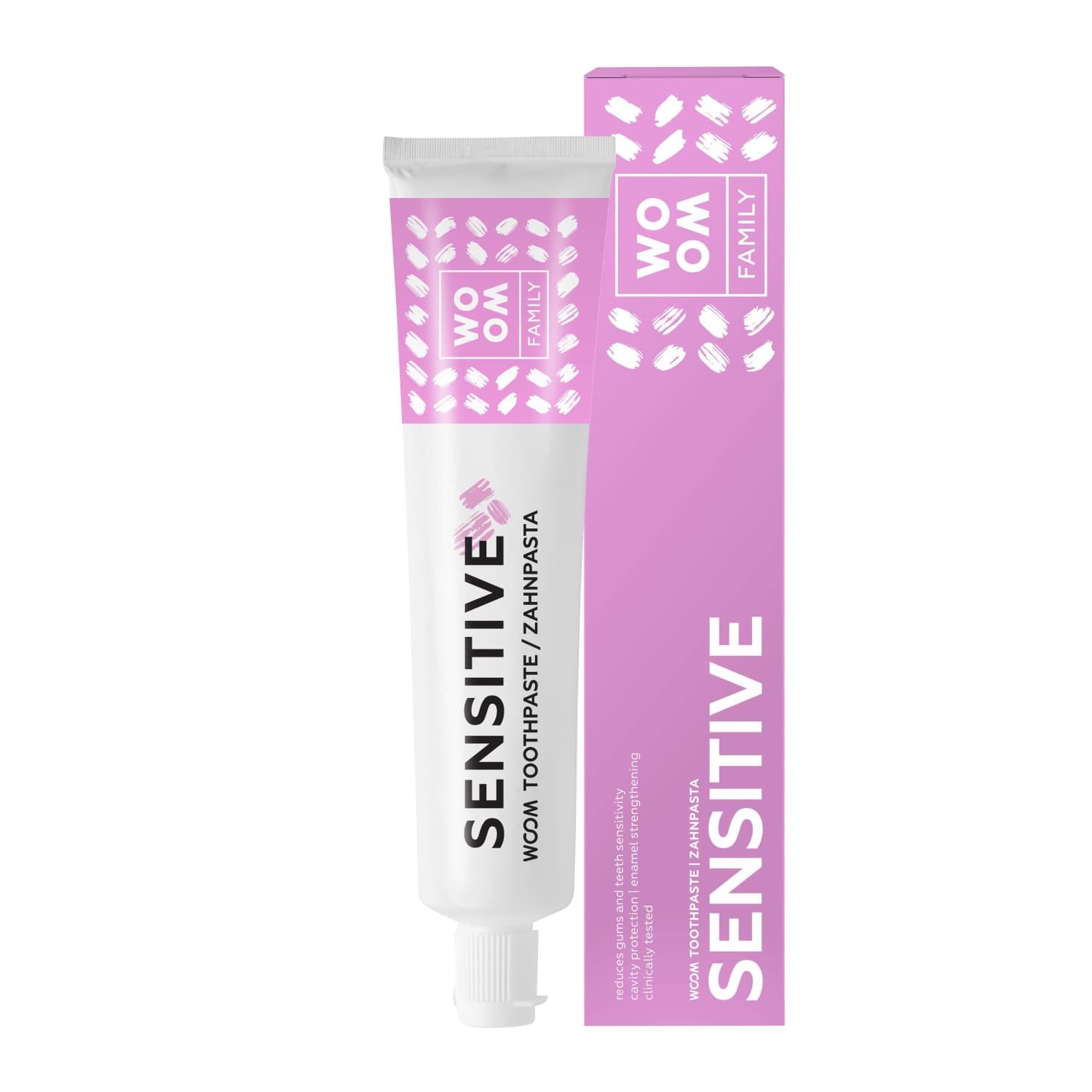 Toothpaste WOOM FAMILY SENSITIVE, 75 ml