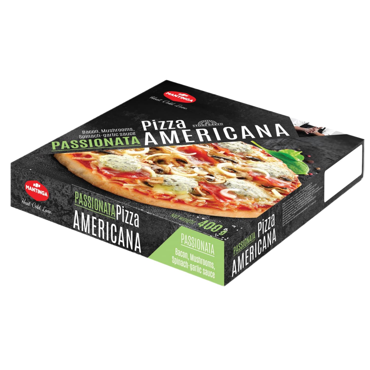 Пицца MANTINGA AMERICANA PASSIONATA, 400 г
