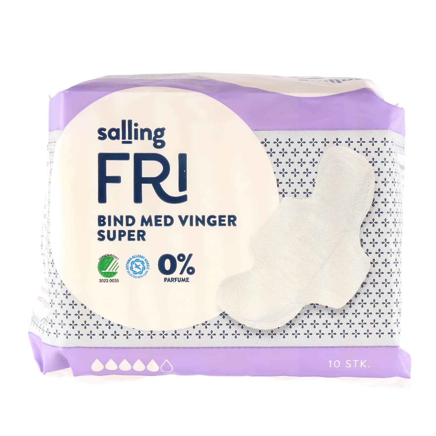 Hig. pak. SUPER SALLING FRI bekvap., 10 vnt.