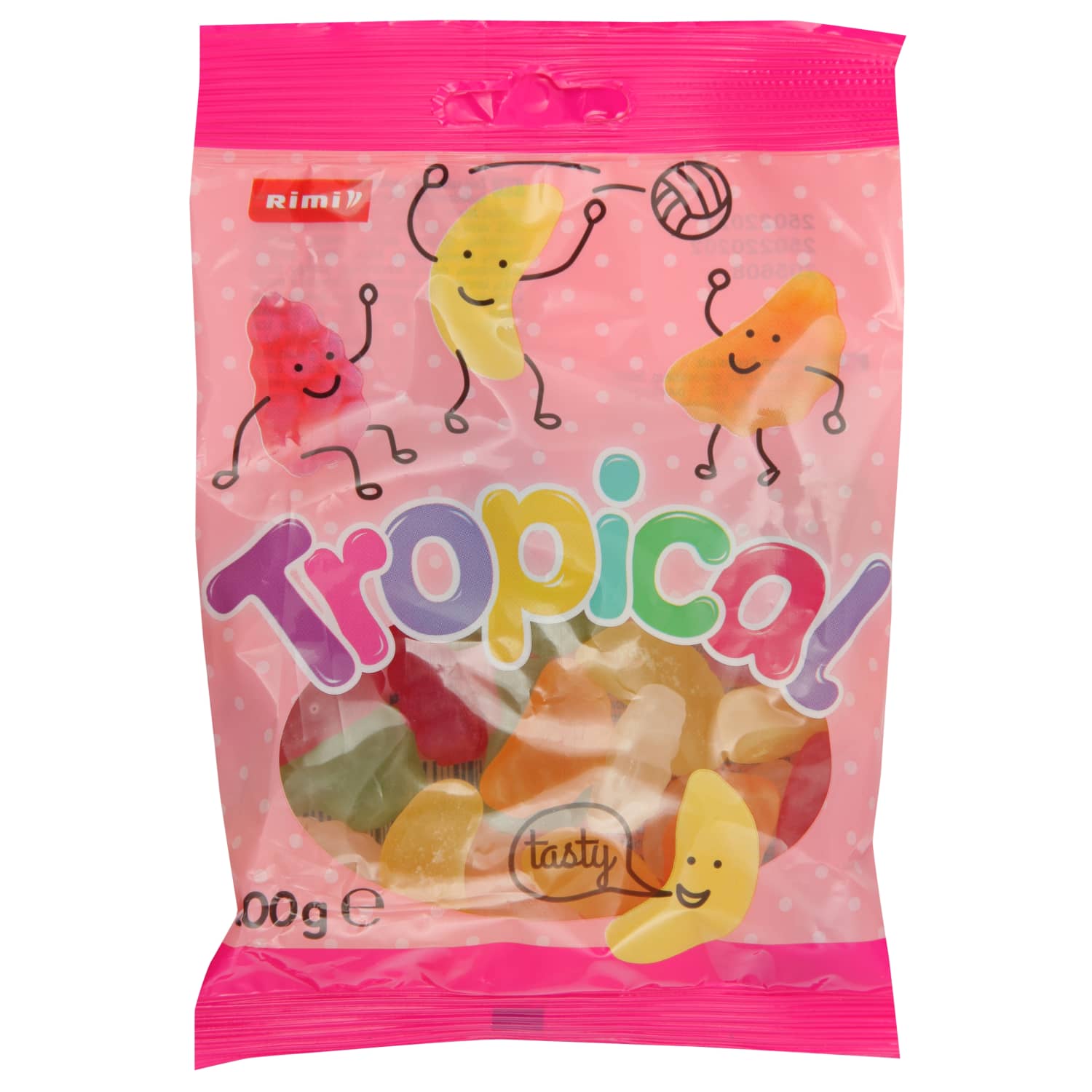 Жевательные конфеты TROPICAL MIX RIMI, 100 г