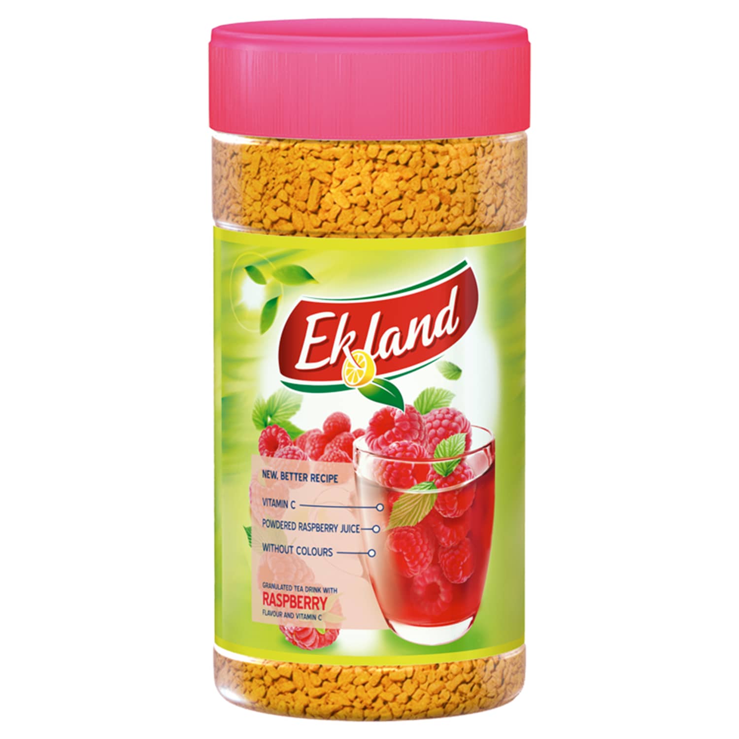 Instant raspberry flavored tea EKLAND, 350 g