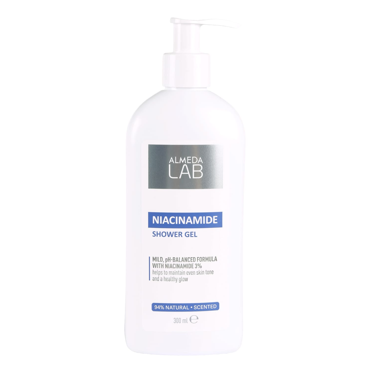 Dušo želė ALMEDA LAB su niacinam., 300ml