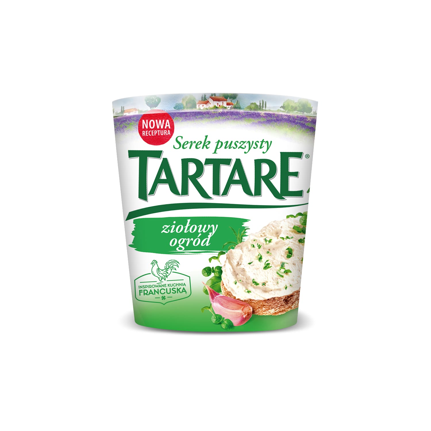 Varškės kremas su žolelėmis TARTARE, 140g
