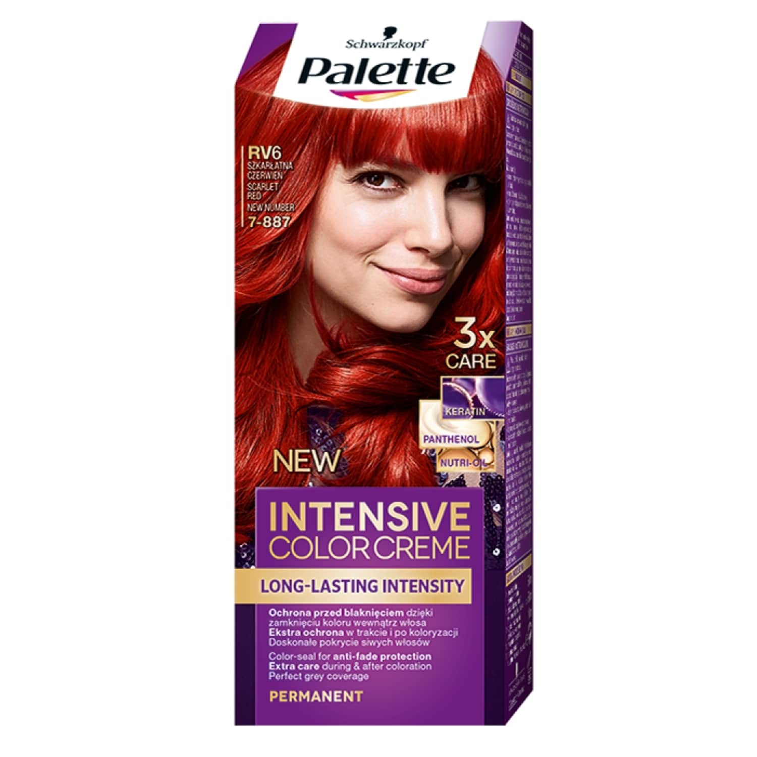 Hair dye PALETTE INTENS. CC, 7 - 887 (RV6)