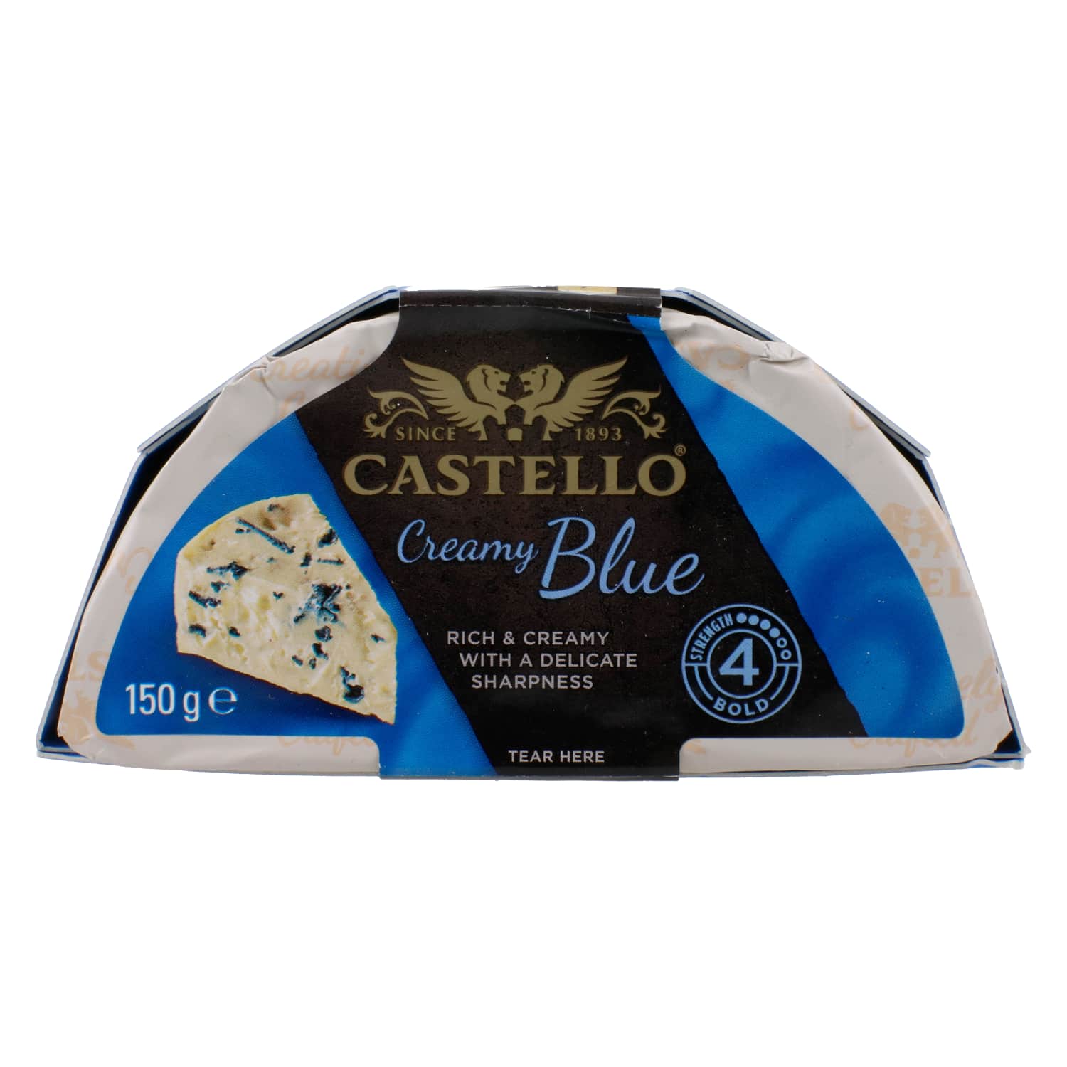 Плесневый сыр CASTELLO BLUE, 70 %, 150 г