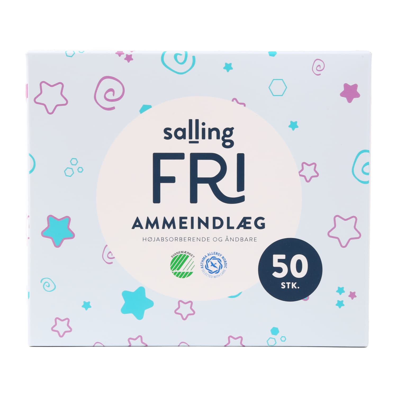 Liemenėlės įklotai SALLING FRI, 50 vnt.