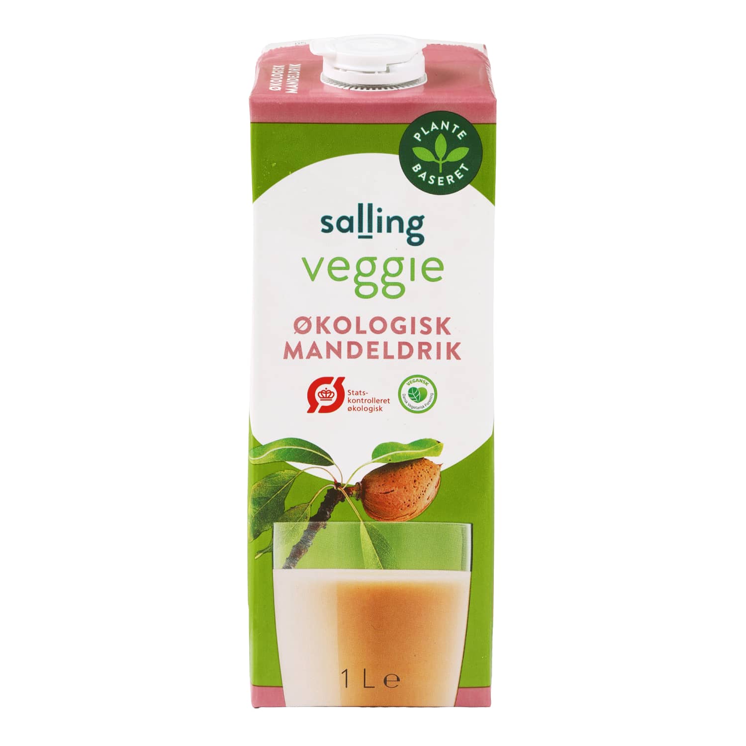 Organic almond drink SALLING VEGGIE, UHT, 1 l