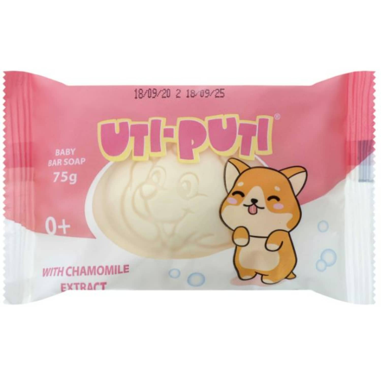 Туалетное мыло с экстрактом ромашки UTI PUTI, 75g