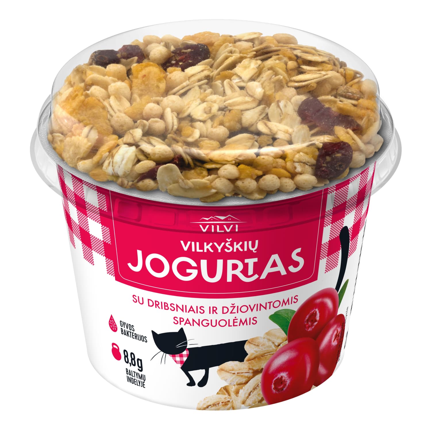 Jog. VILVI su drib.ir dž.spang. 4,3 %, 200 g