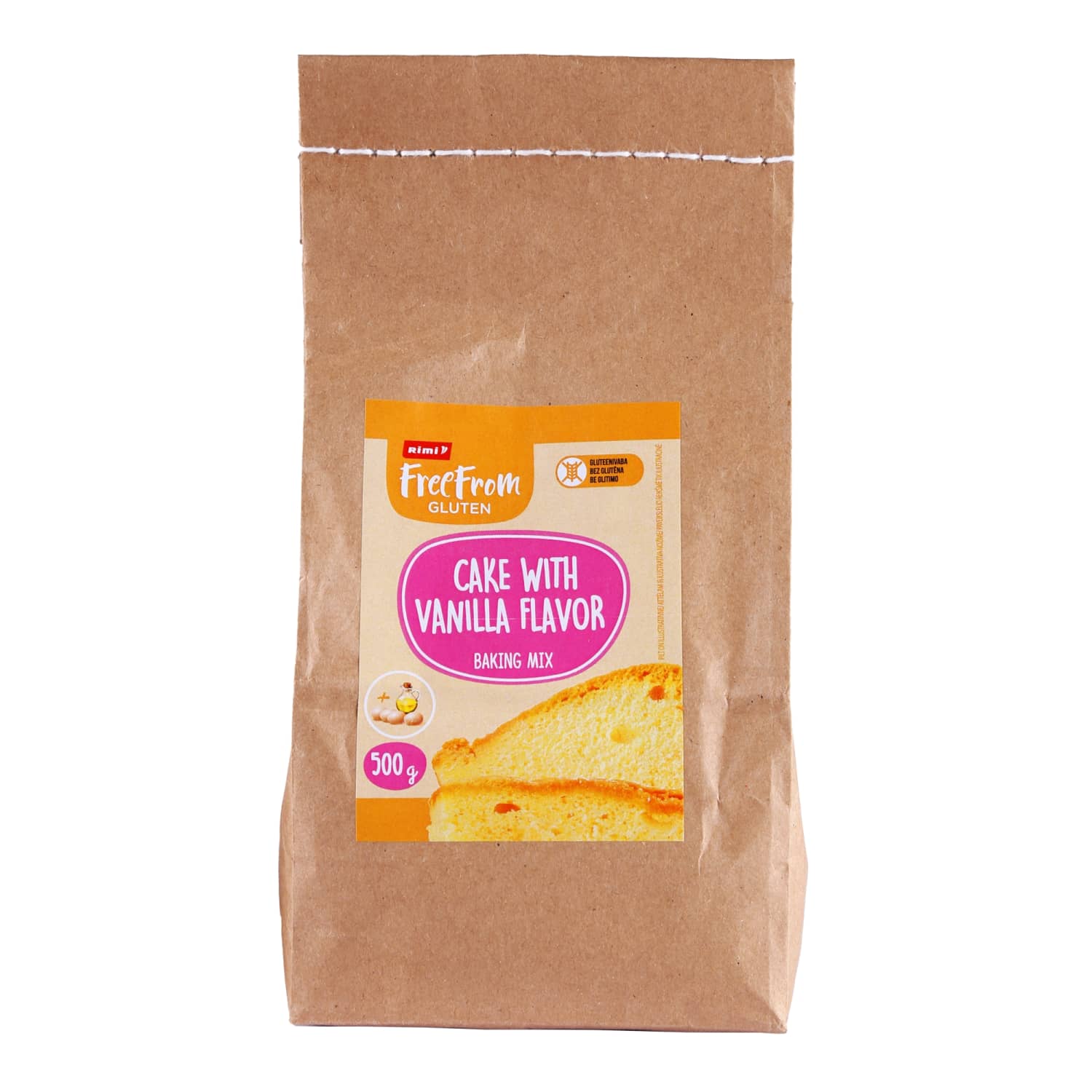 Vanilla flavored cake RIMI FREE FROM, 500 g