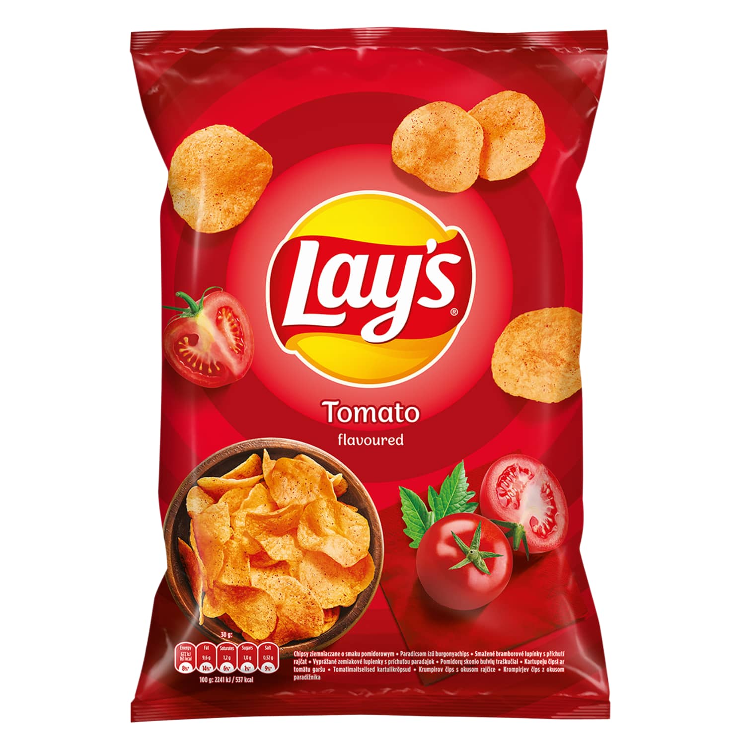 Картофельные чипсы со вкусом помидора LAYS, 180 g