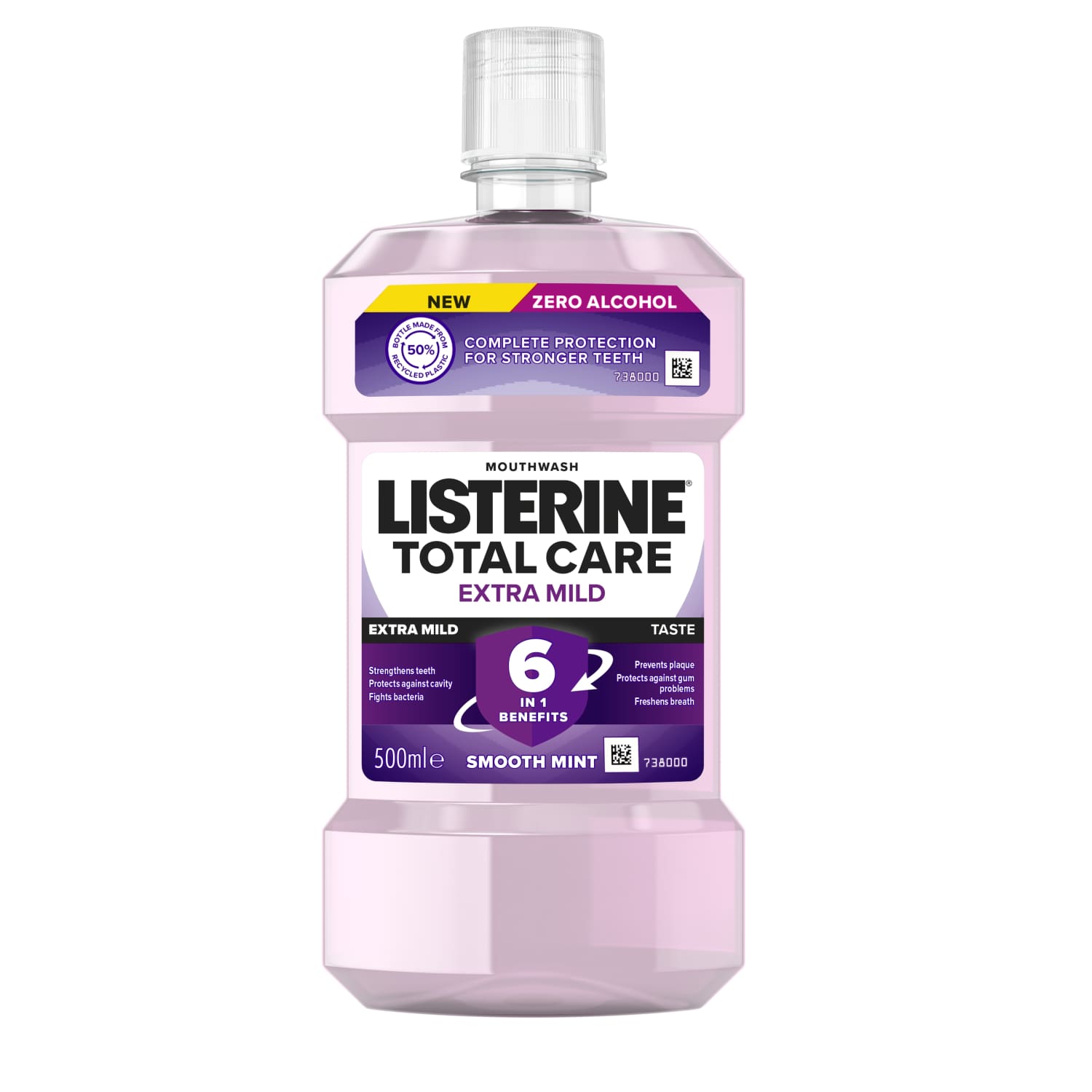 Mouthwash LISTERINE EXTRA MILD, 500 ml