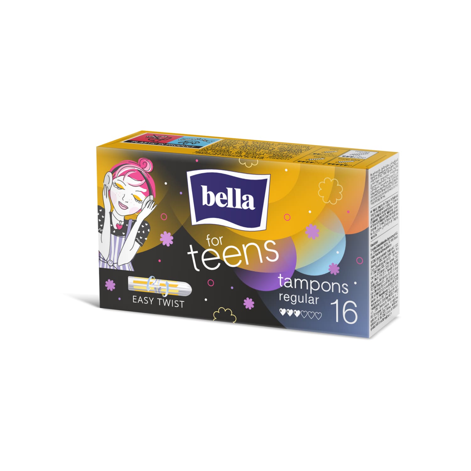 Tamponai BELLA TEENS REGULAR, 16 vnt