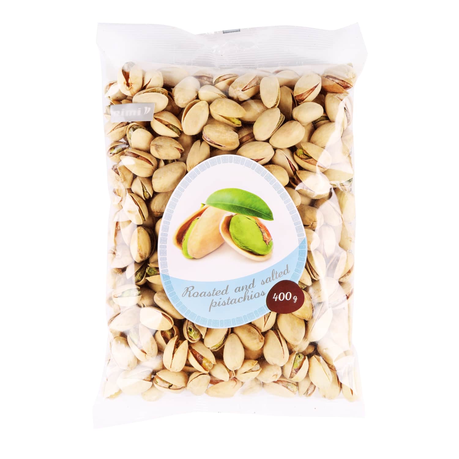 Pistachios RIMI roasted and salted, 400 g