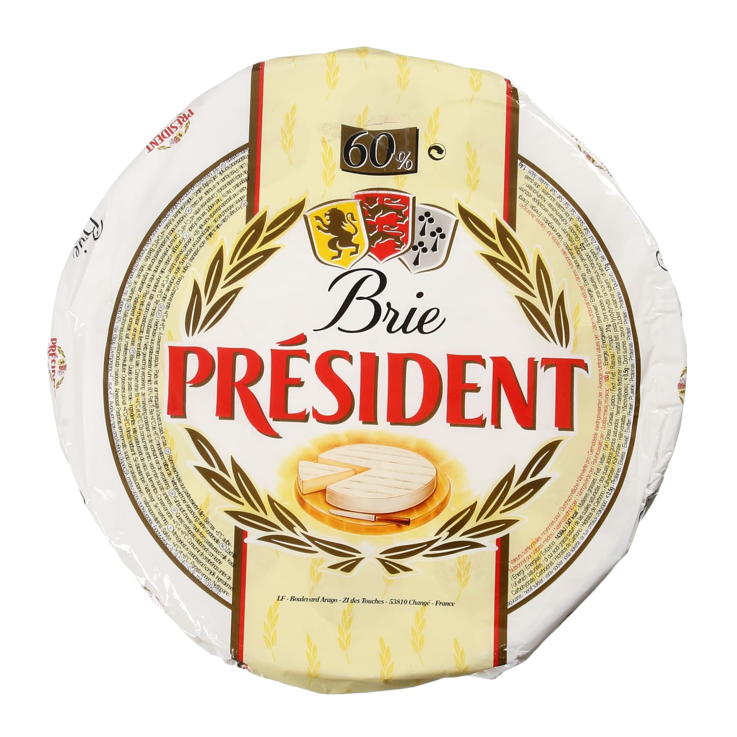 Сыр BRIE PRESIDENT 60%, кг
