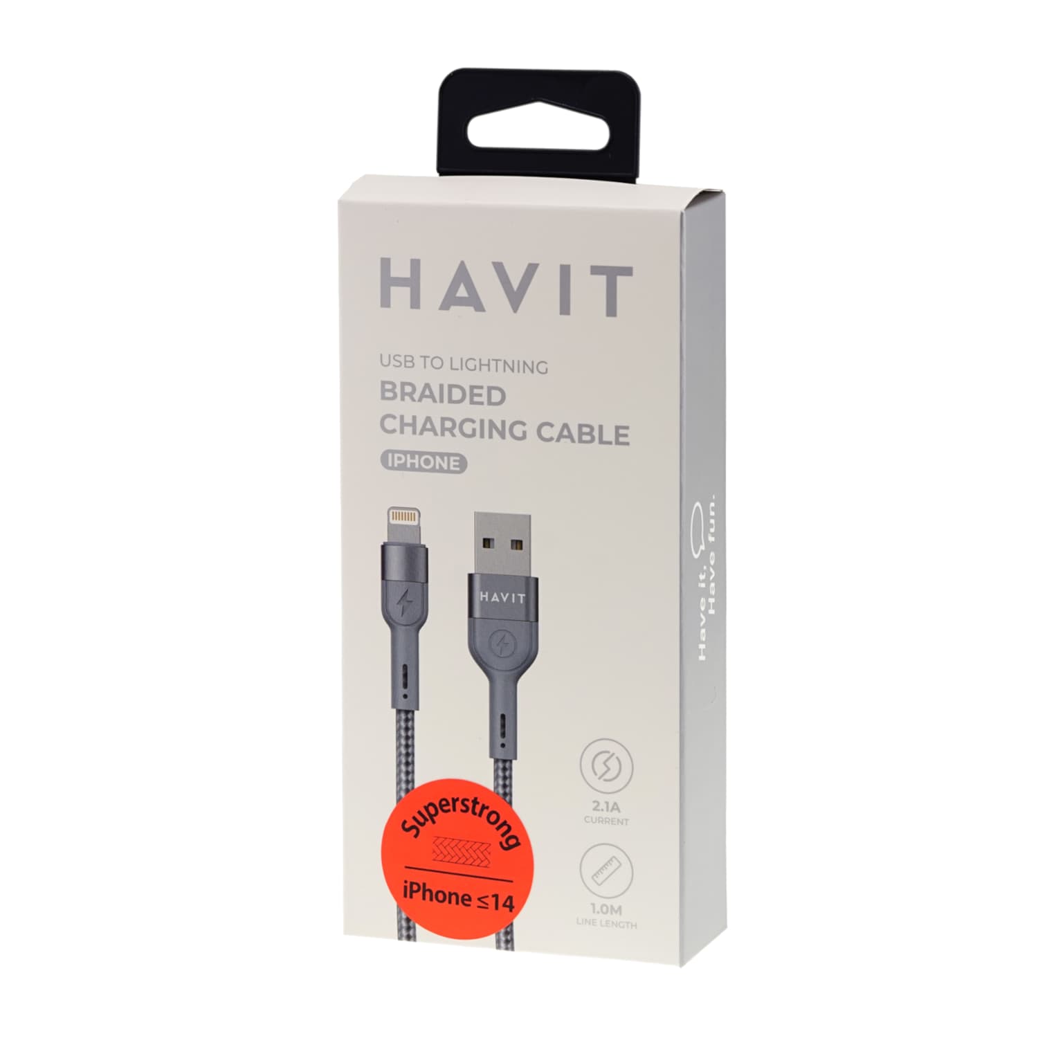 Laidas HAVOT CB670, A-L, pintas, 1 m