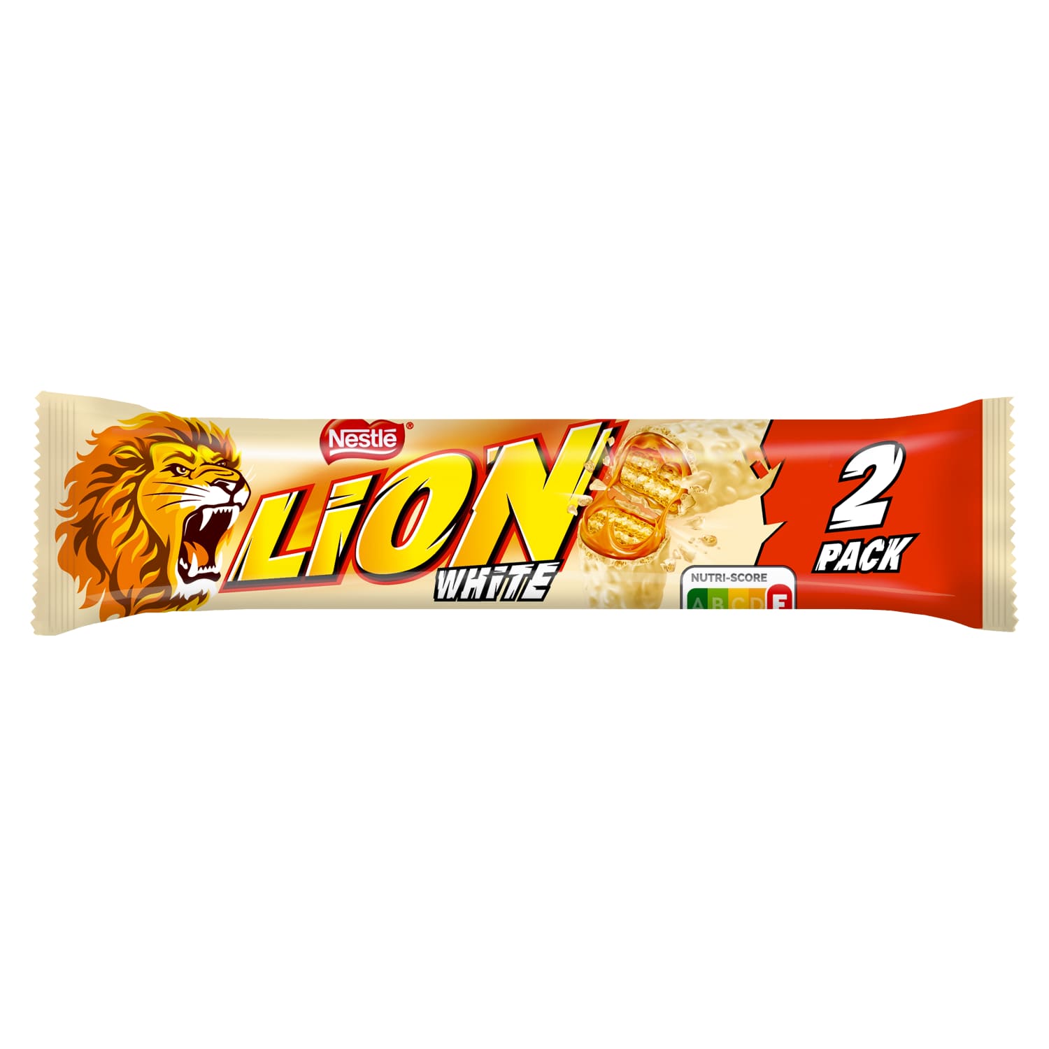 Batonėlis NESTLE LION WHITE 2 PACK, 60g