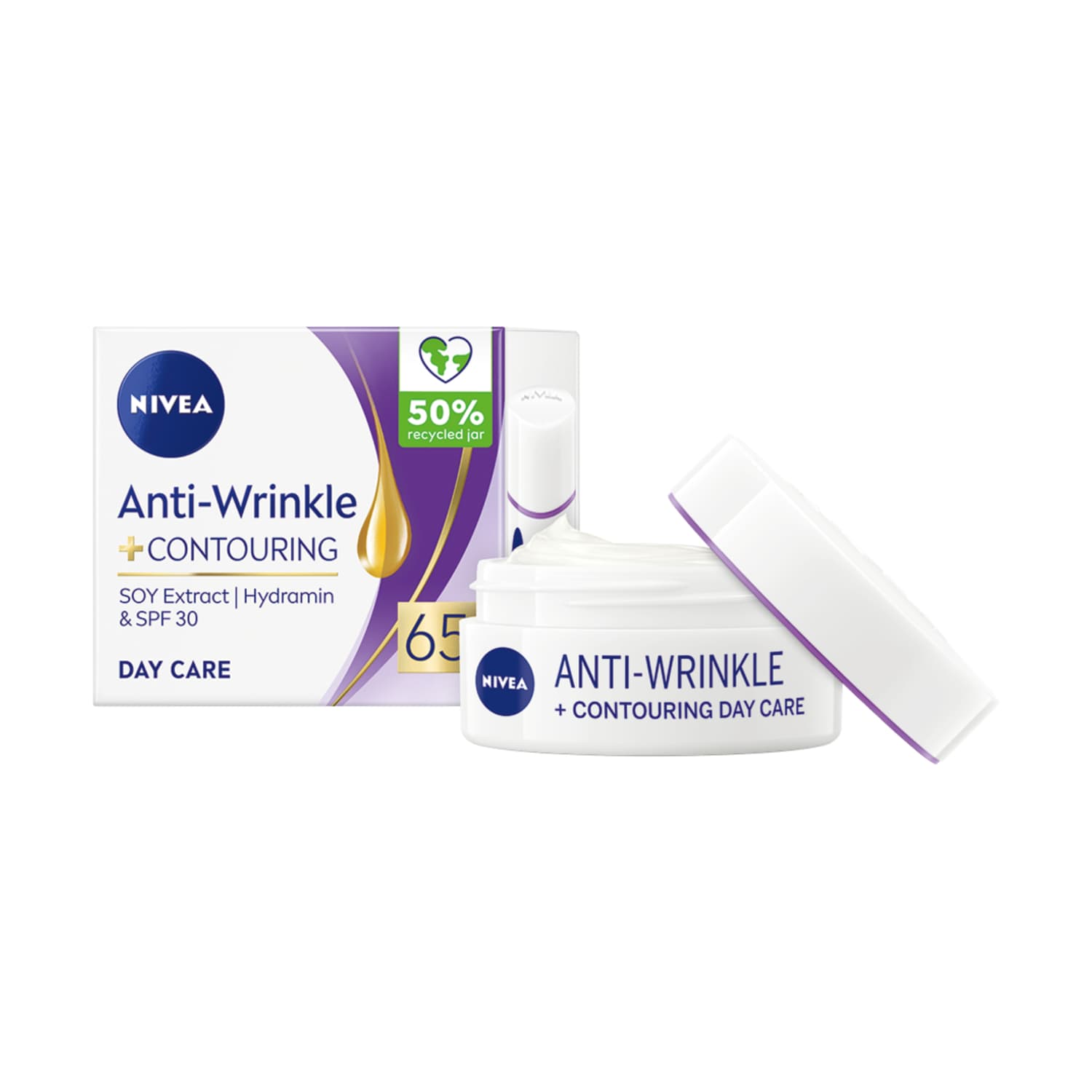 КонтурныйBeautifying дневной крем Nivea против морщин 65+