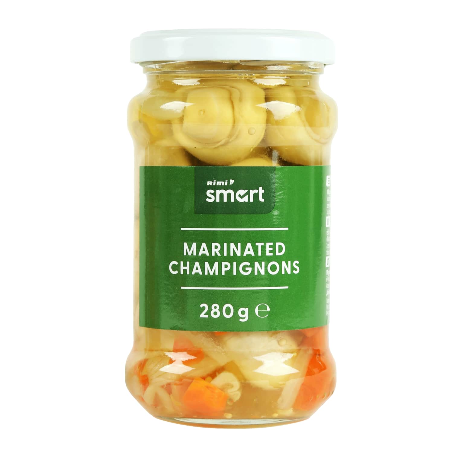 Mar. champignons RIMI SMART, 280 g / 165 g