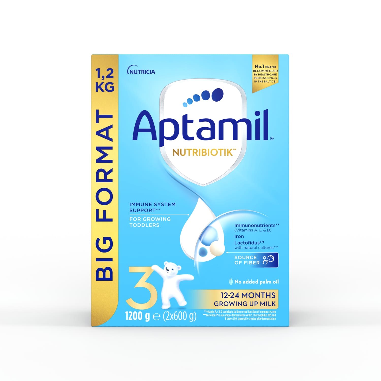 Молочная смесь APTAMIL NUTRIBIOTIK 3, 1,2 кг