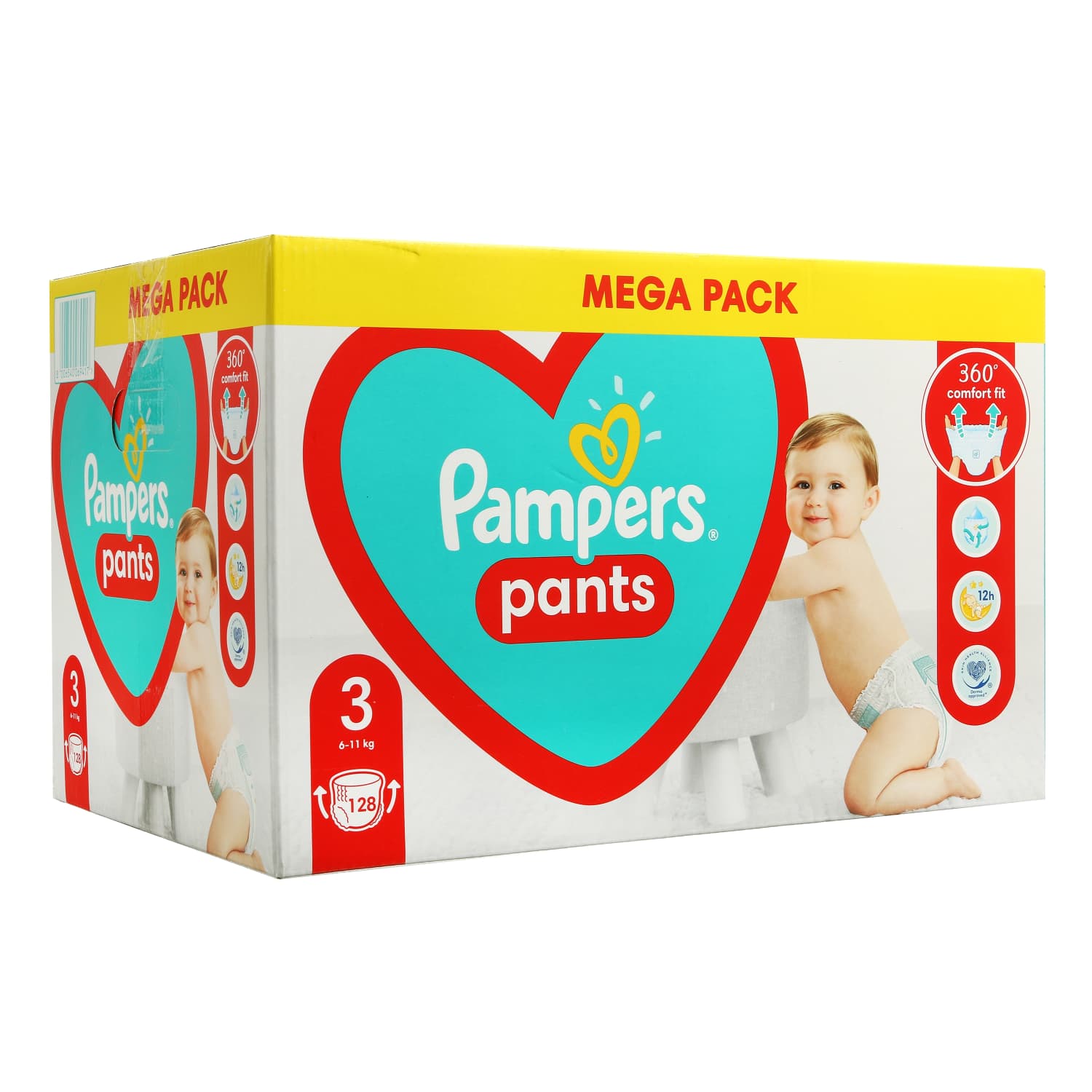 Saus.-keln.PAMPERS MB (3),6-11kg,128vnt.