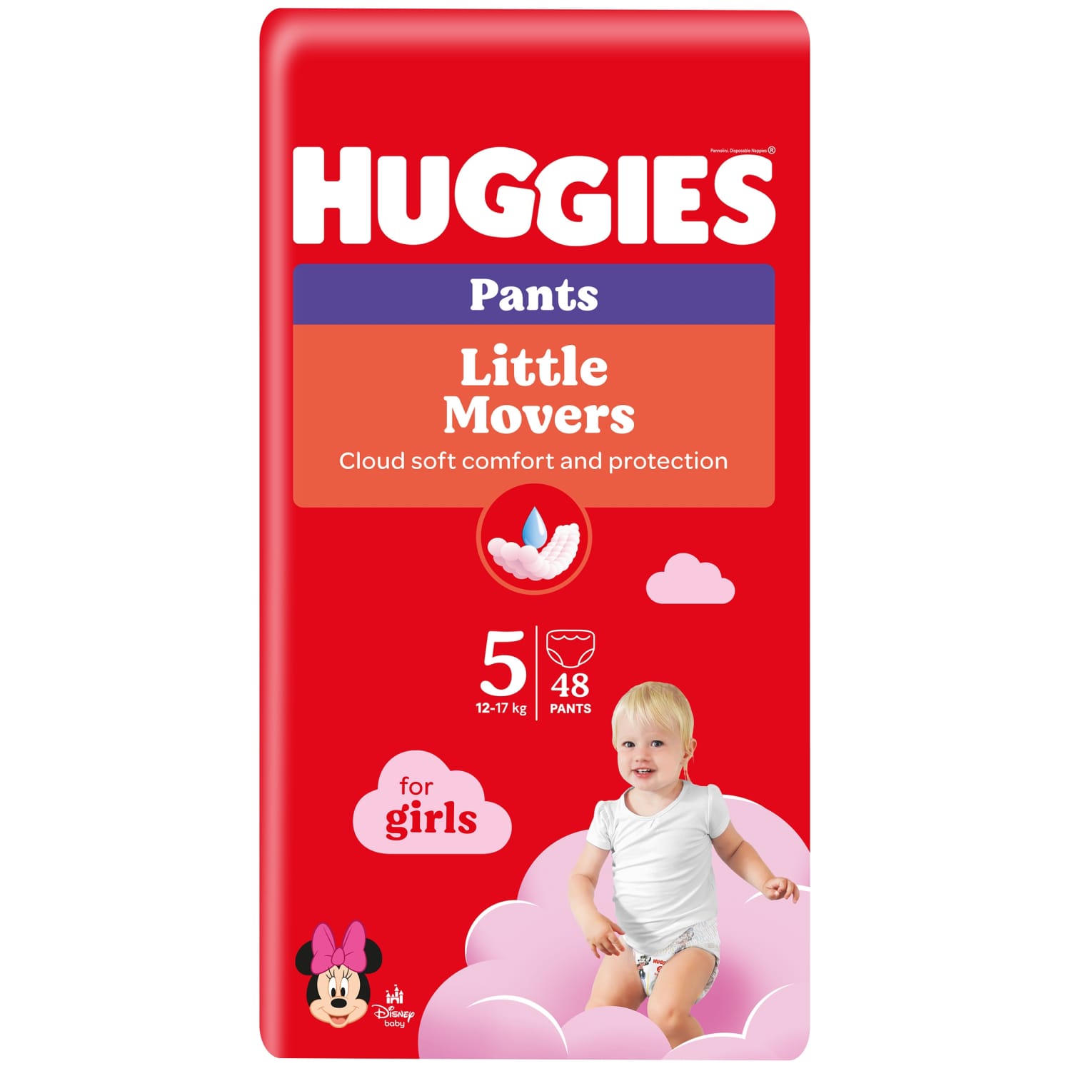 Sausk.keln.HUGGIES GIRL5,12-17kg,48vnt