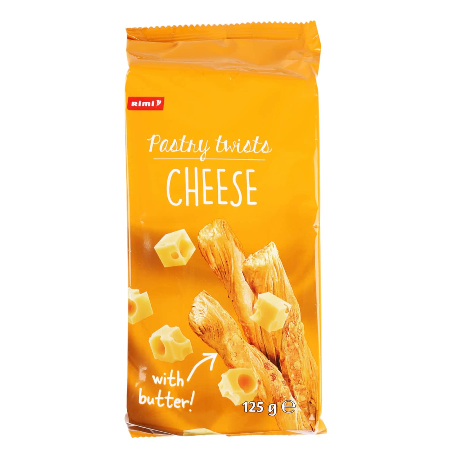 Salty sticks with cheese RIMI, 125 g